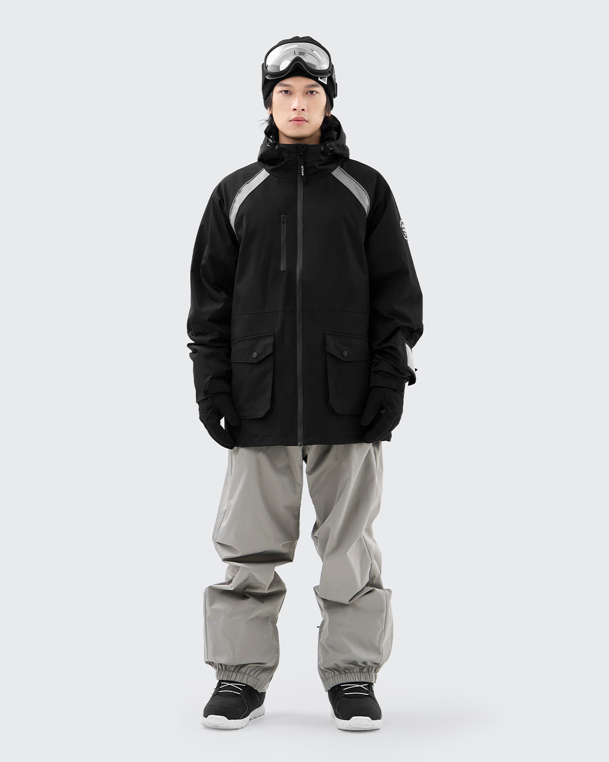 #カラー_ブラック/ライトコーヒー