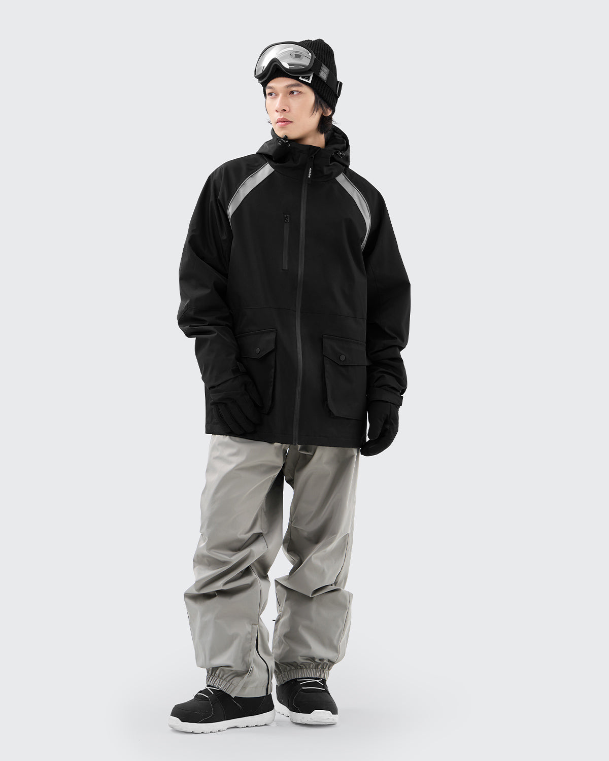 #カラー_ブラック/ライトコーヒー