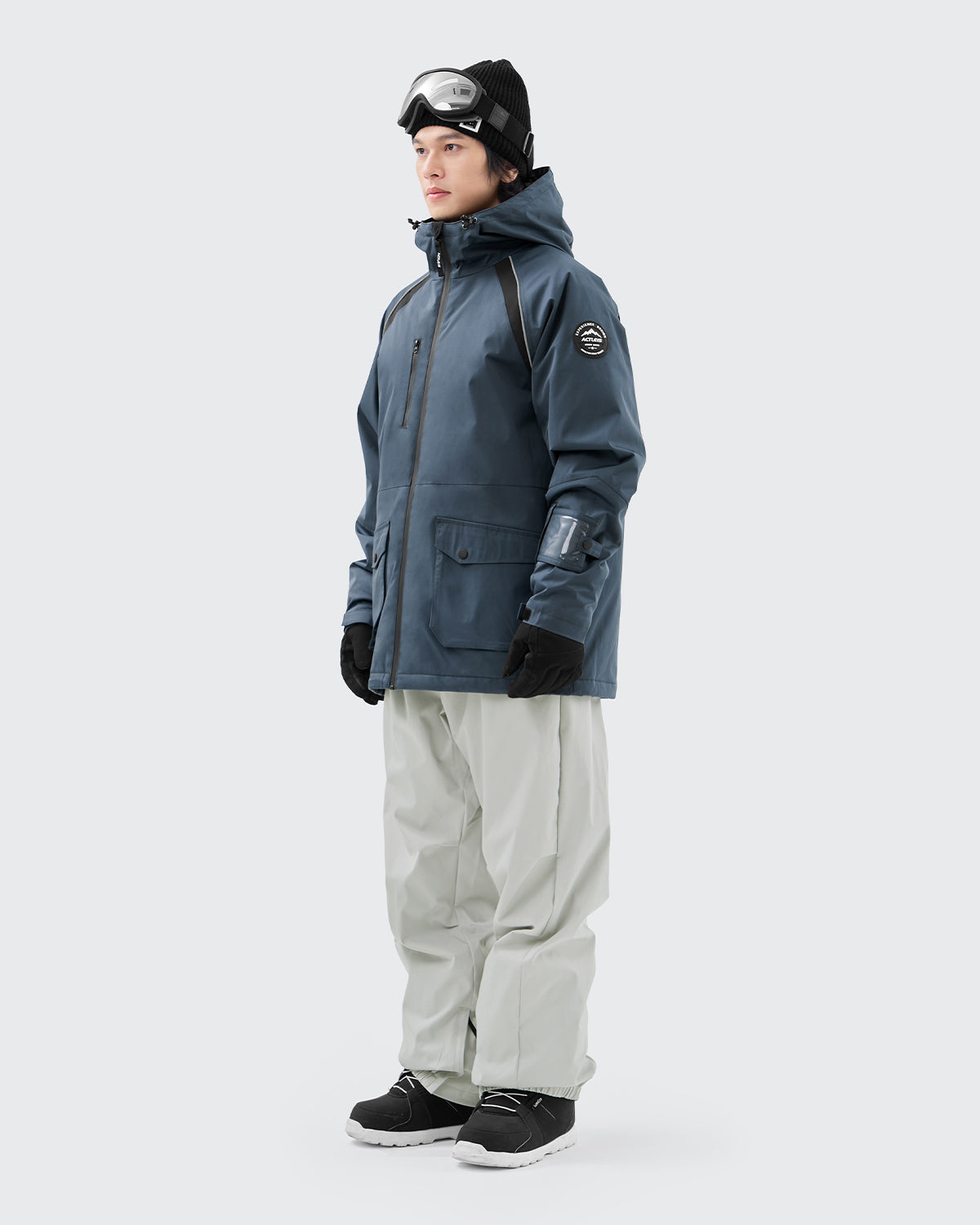 #カラー_ダークネイビー/ライトグレー