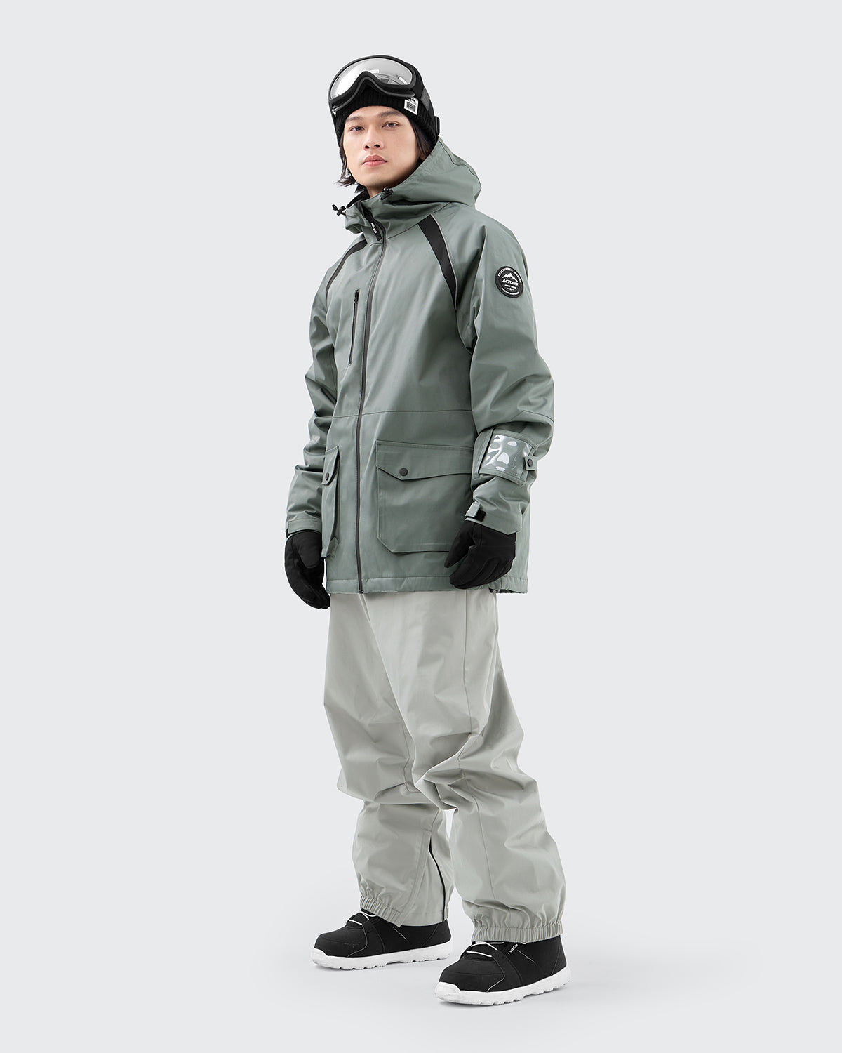 #カラー_グリーンフォッグ/ライトグレー