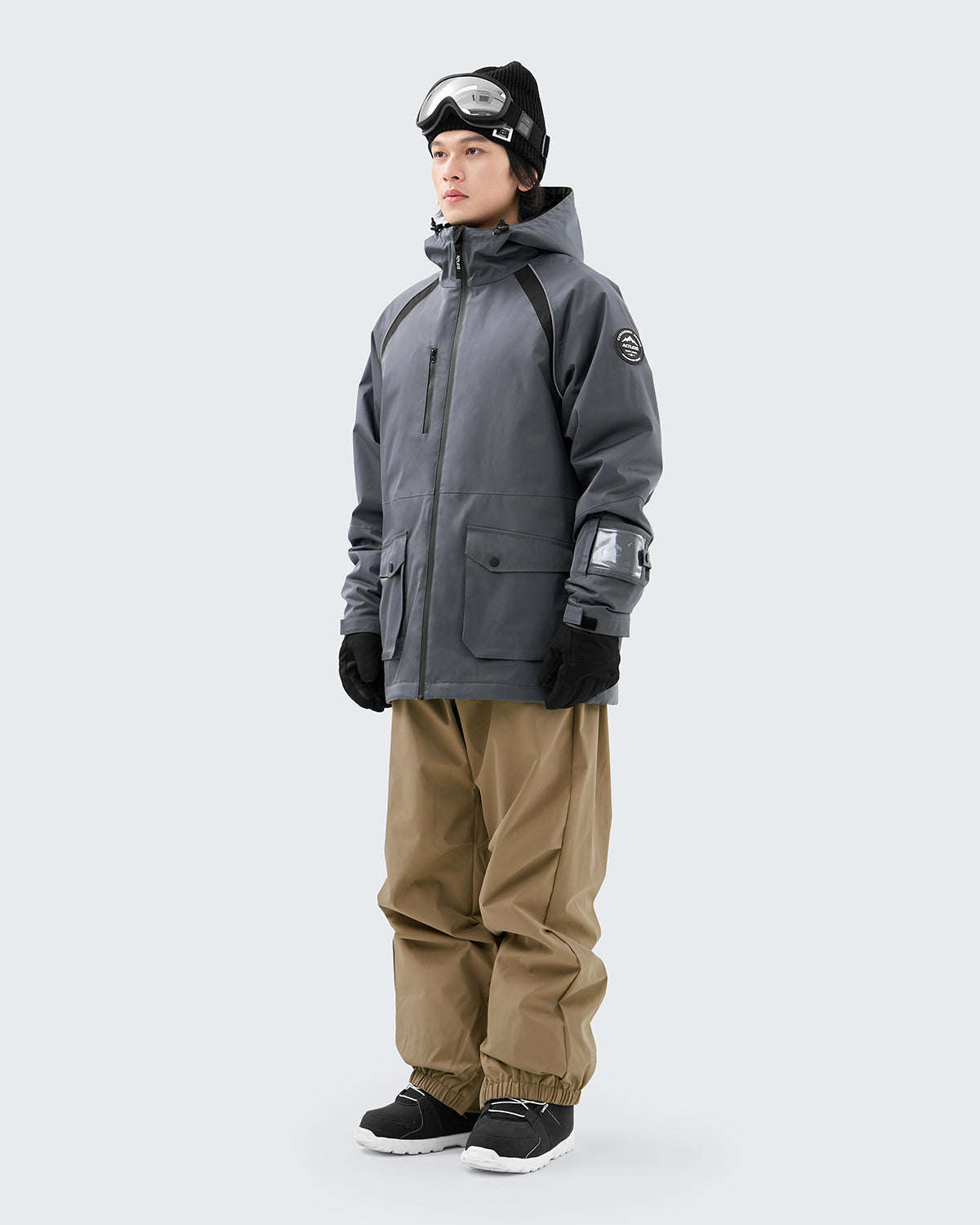 #カラー_アイビーグレー/モカベージュ