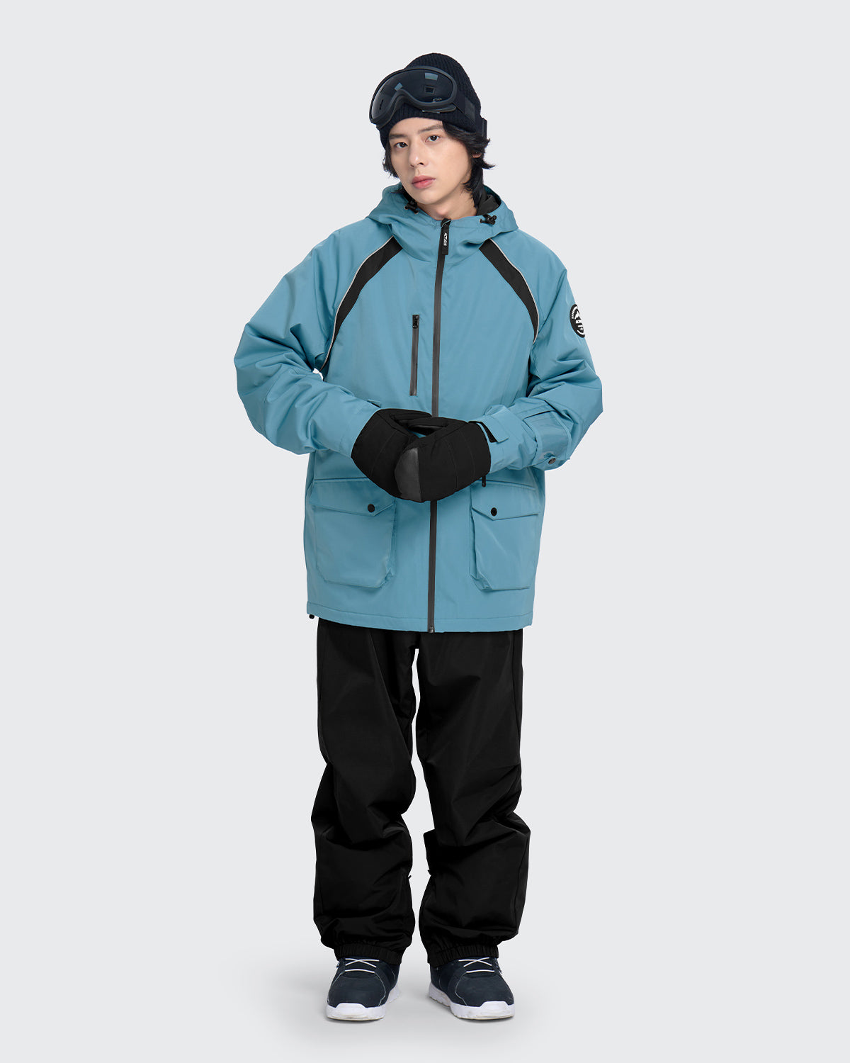 #カラー_スティールブルー/ブラック