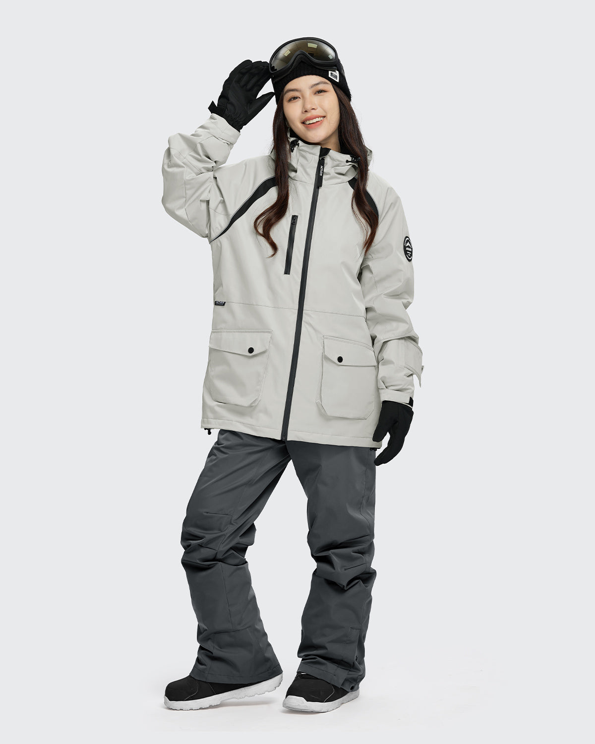 #カラー_クリームホワイト/アイビーグレー