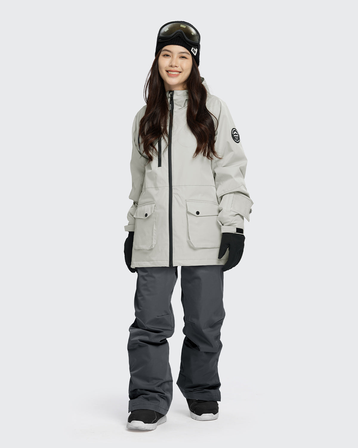 #カラー_クリームホワイト/アイビーグレー