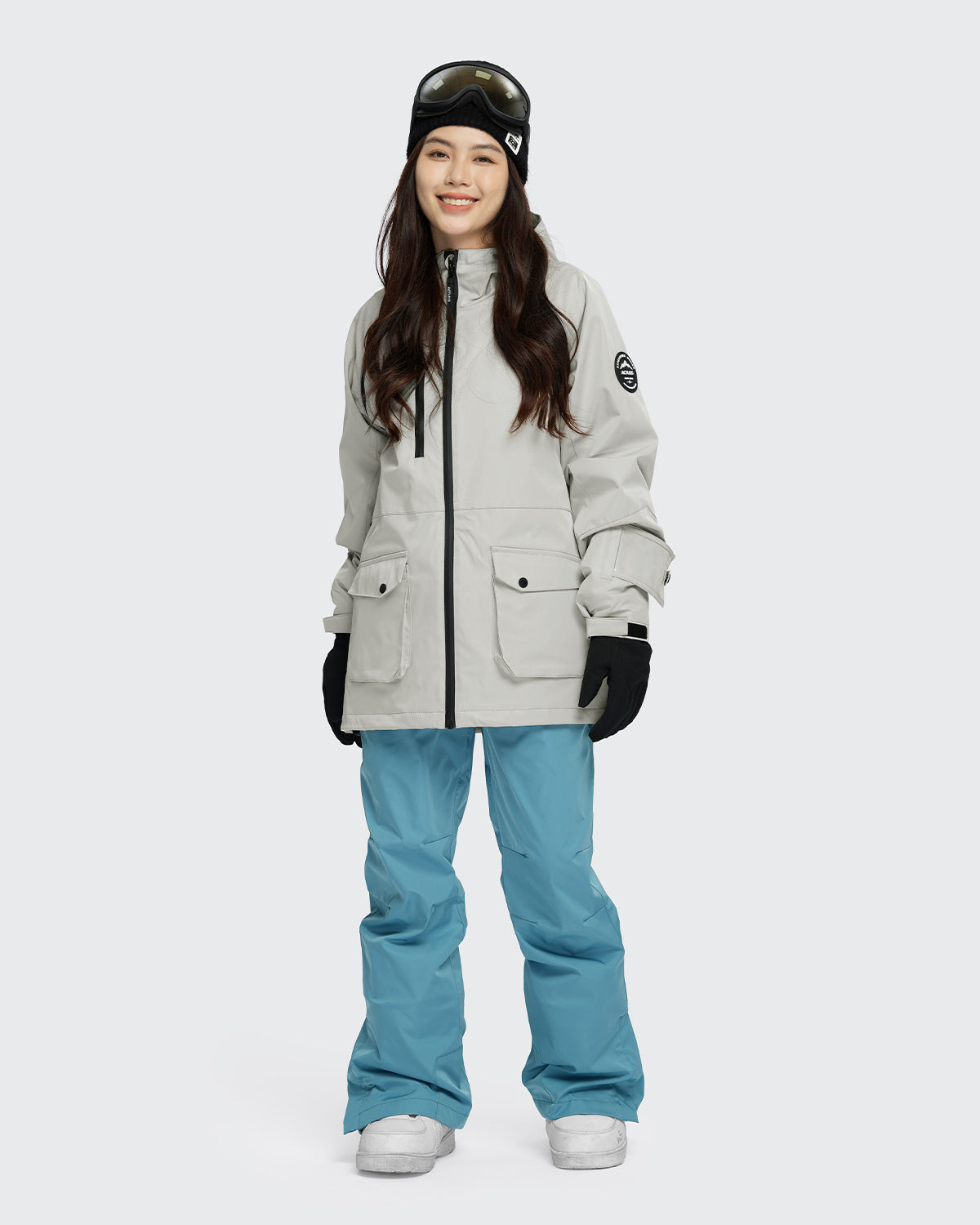 #カラー_クリームホワイト/スティールブルー