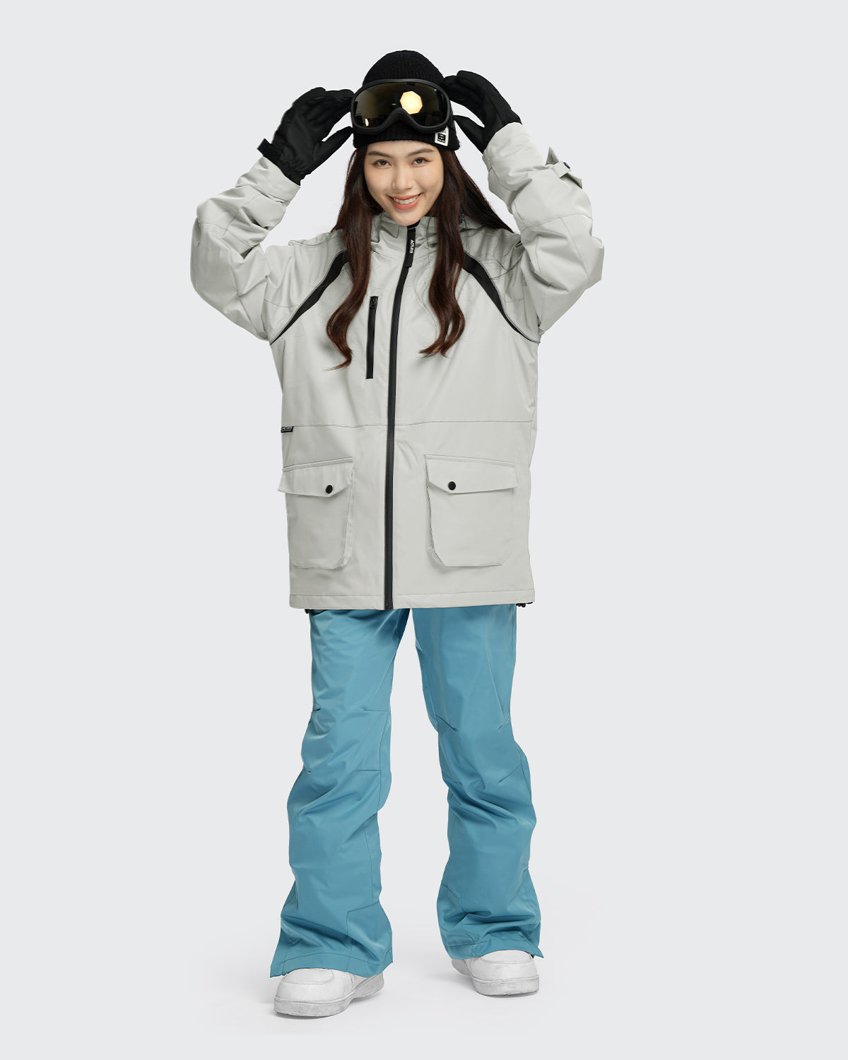 #カラー_クリームホワイト/スティールブルー