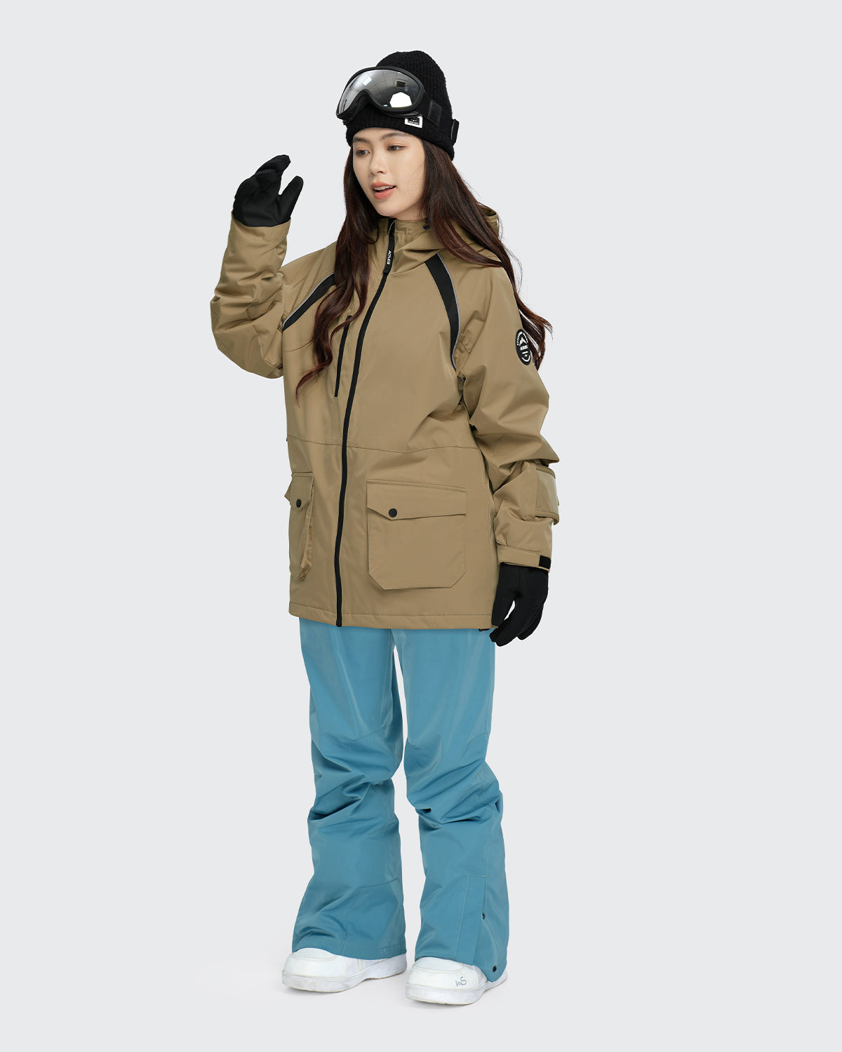 #カラー_モカベージュ/スティールブルー