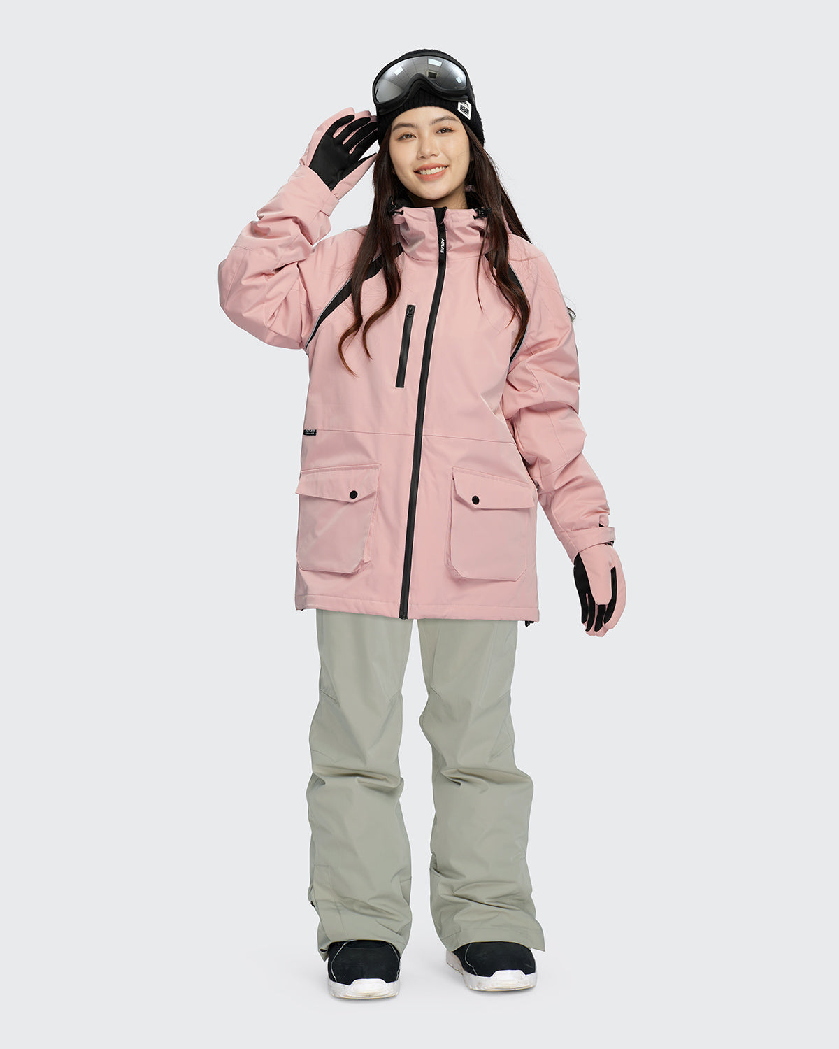 #カラー_ピンク/オイスターホワイト