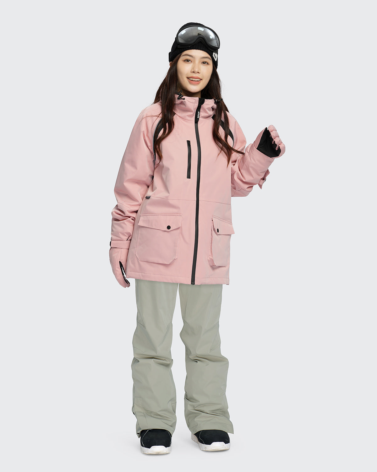 #カラー_ピンク/オイスターホワイト