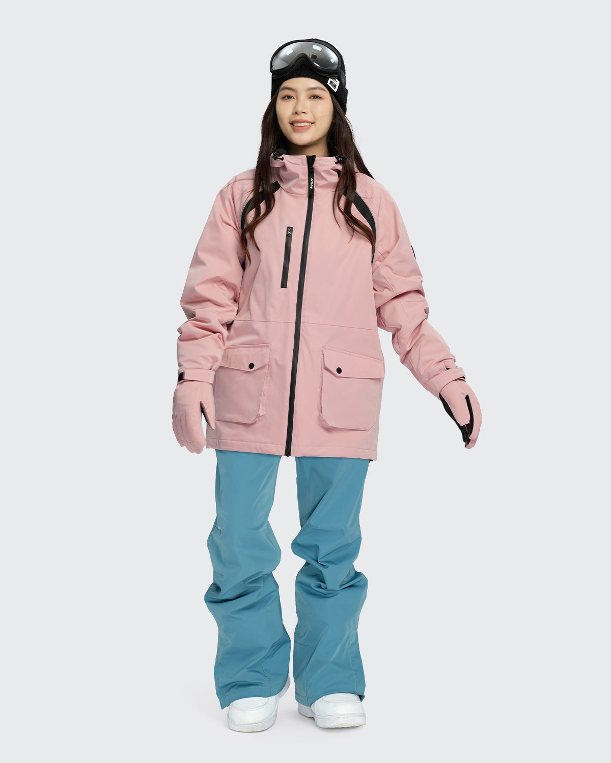 #カラー_ピンク/スティールブルー