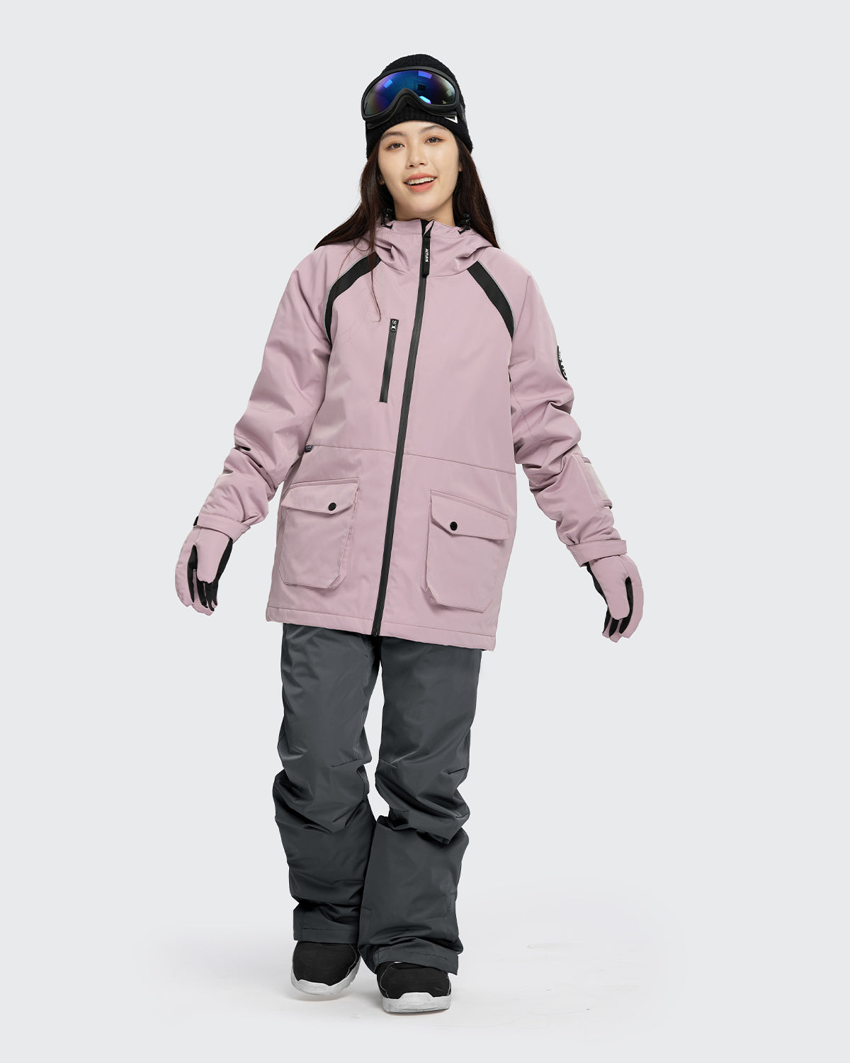 #カラー_スモーキーパープル/アイビーグレー