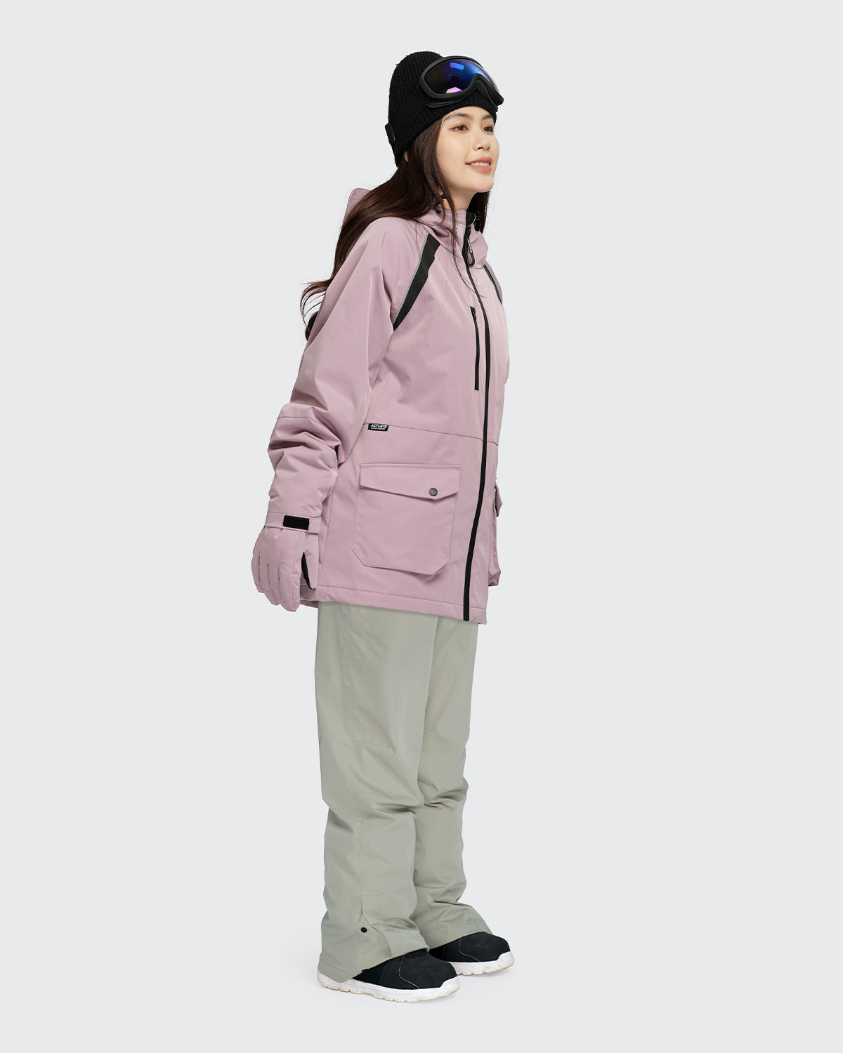 #カラー_スモーキーパープル/オイスターホワイト