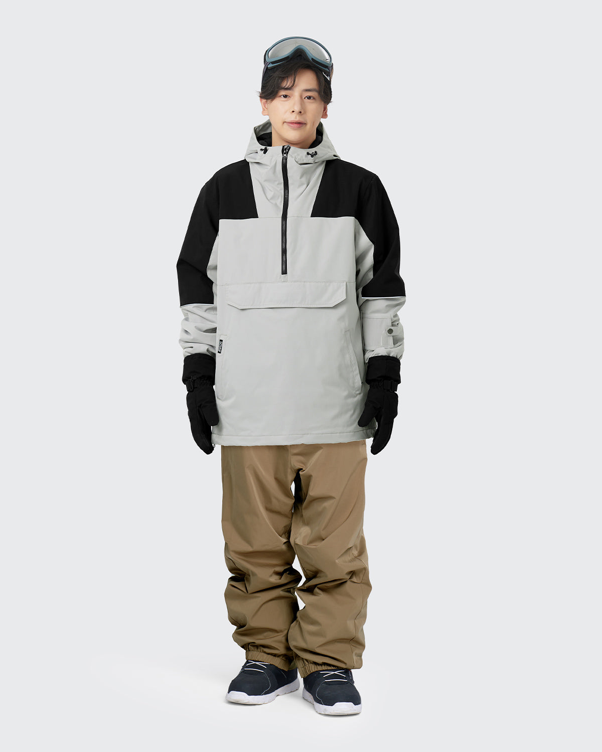 #カラー_ライトグレー/モカベージュ