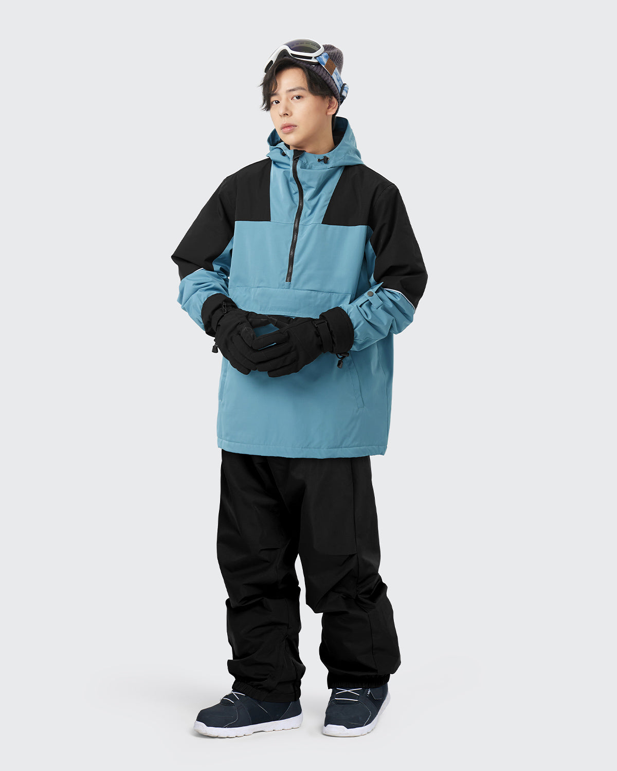 #カラー_スティールブルー/ブラック