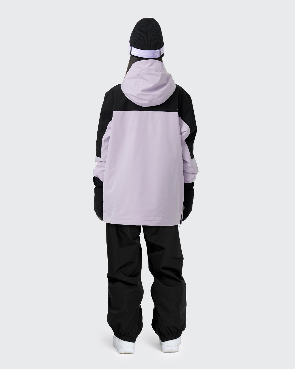 #カラー_ラベンダー/ブラック