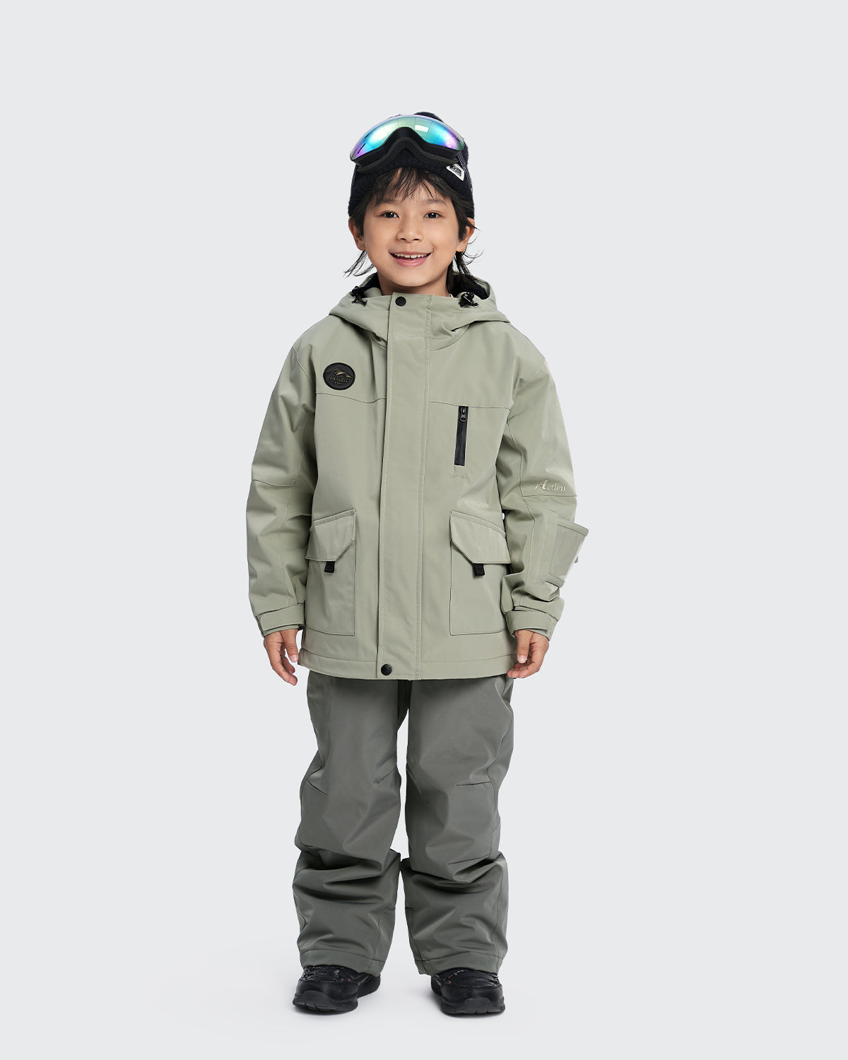 #カラー_ビーングリーン/グレー