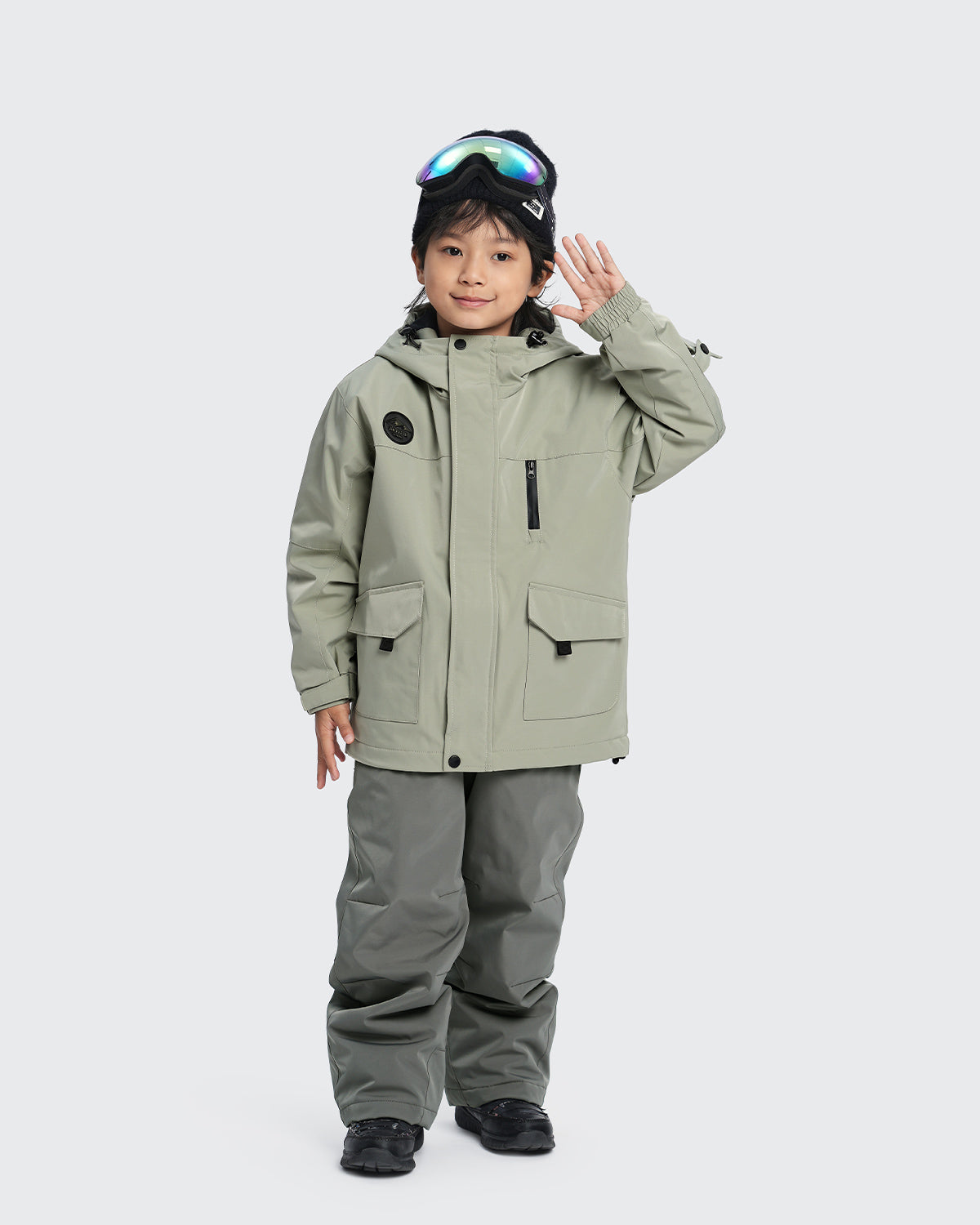 #カラー_ビーングリーン/グレー