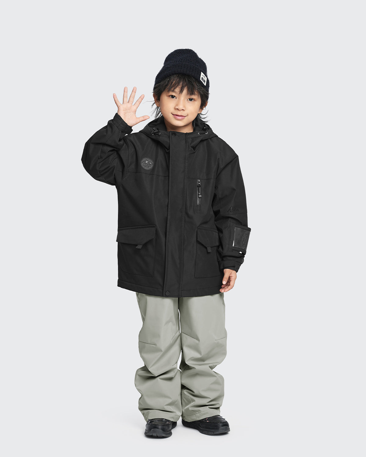 #カラー_ブラック/オイスターホワイト