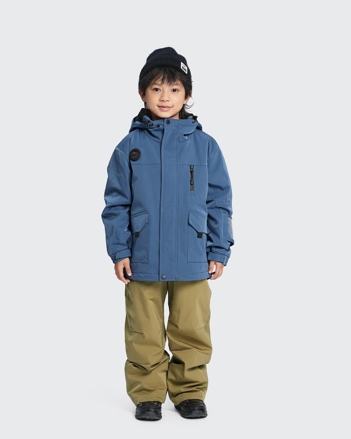 #カラー_ダークブルー/ベージュ