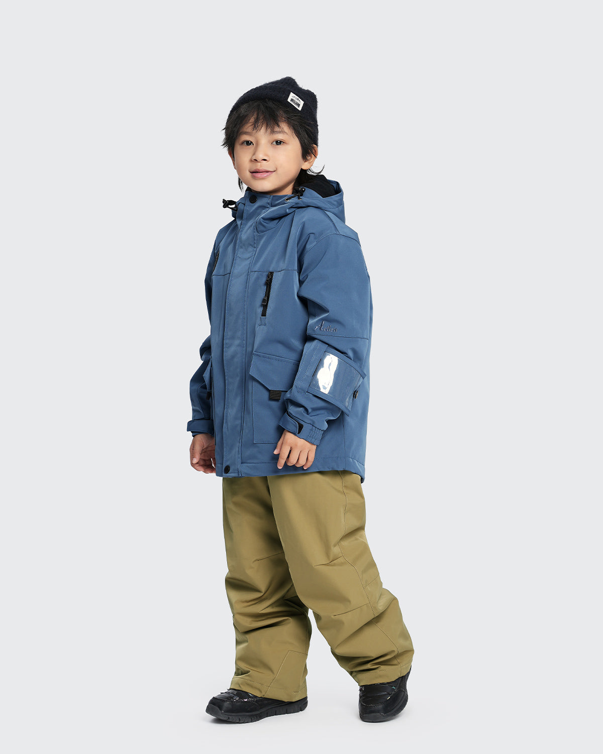 #カラー_ダークブルー/ベージュ