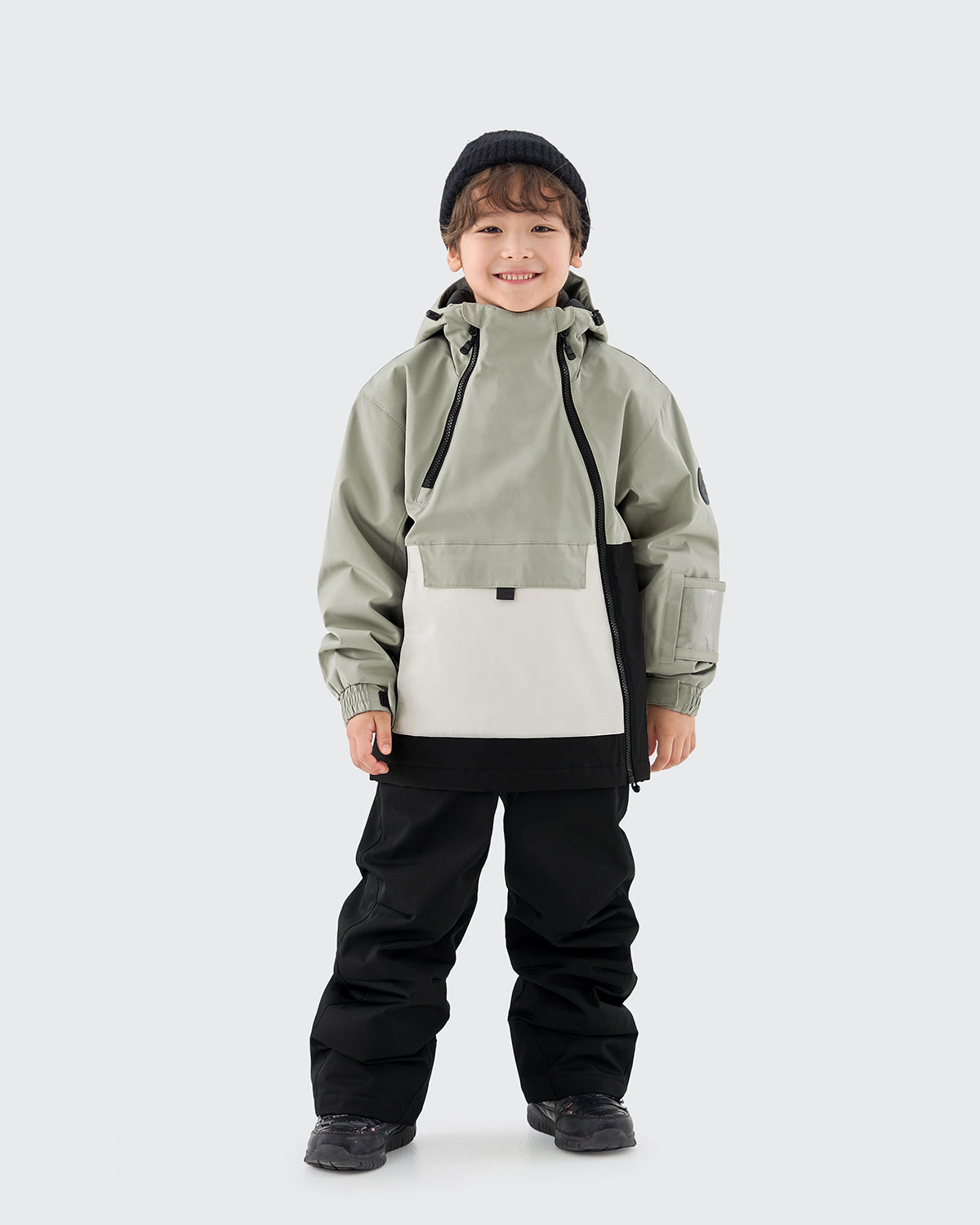 #カラー_beangreen×creamwhite/black