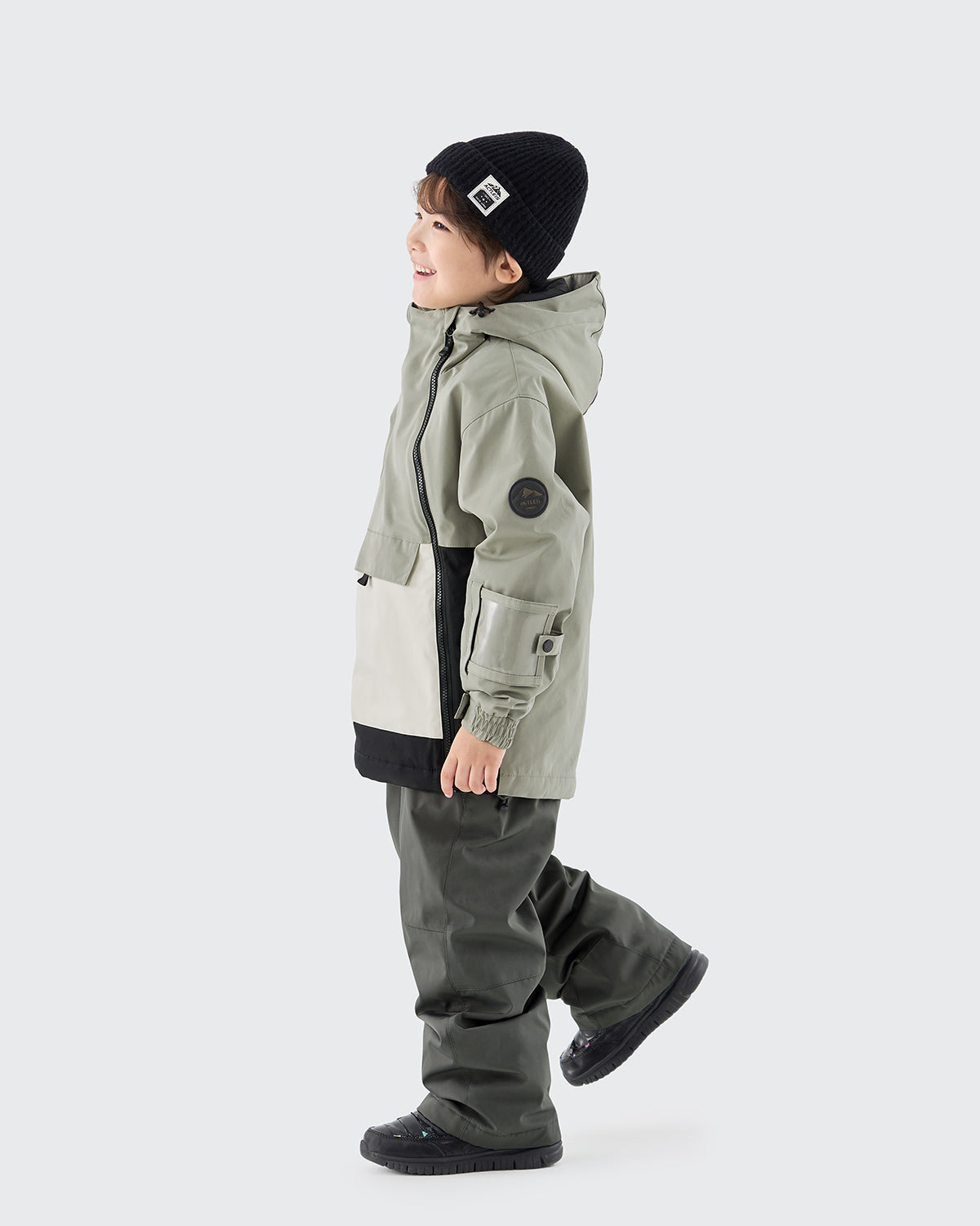 #カラー_beangreen×creamwhite/gray