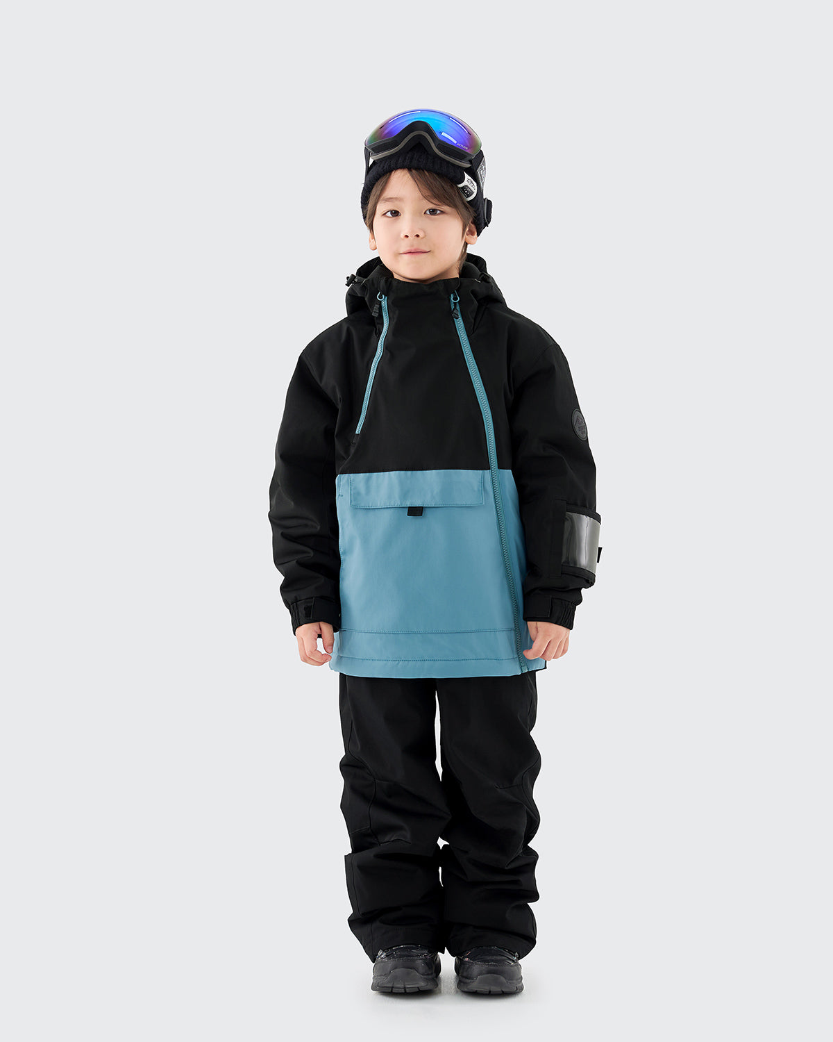 #カラー_black×steelblue/black