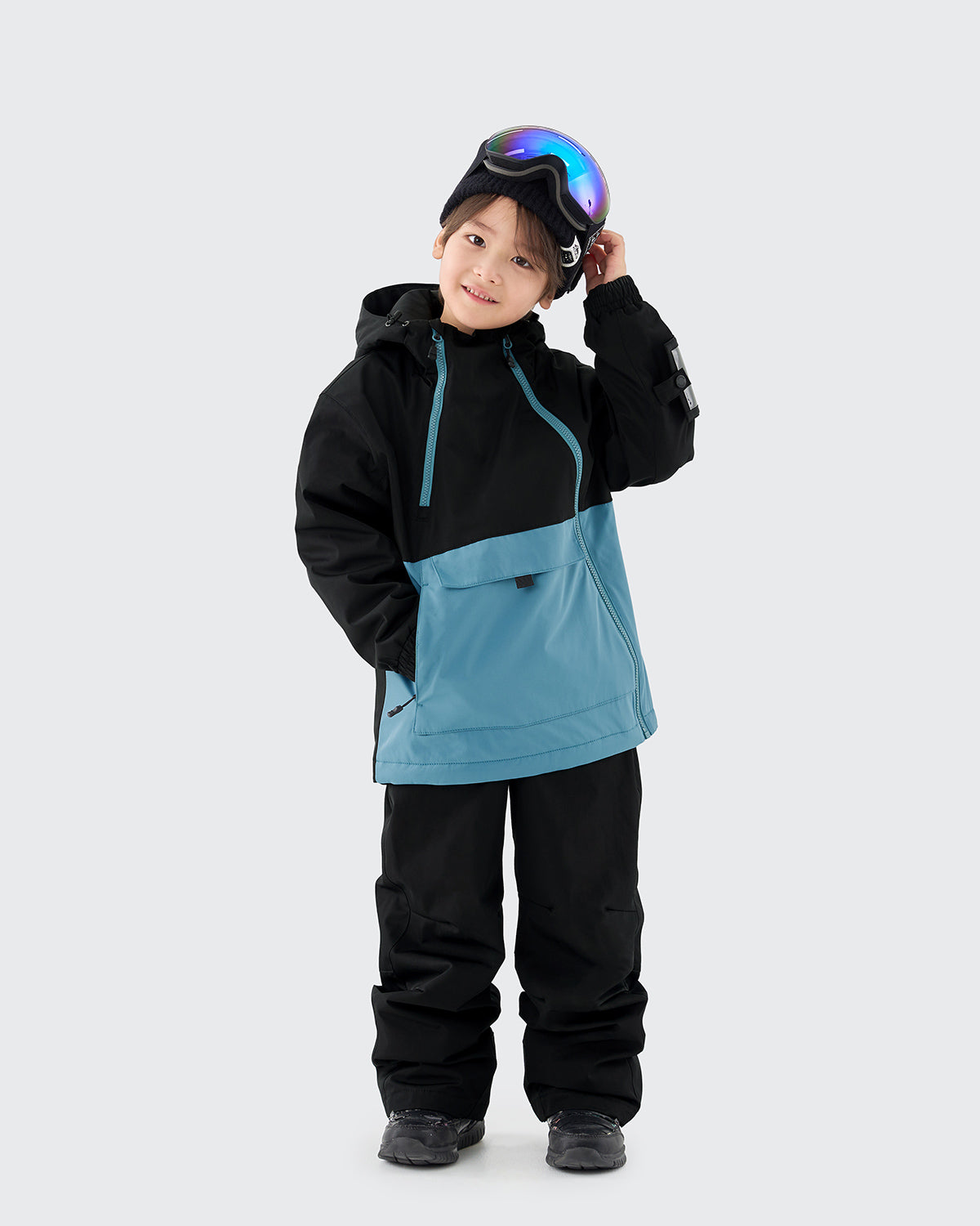 #カラー_black×steelblue/black