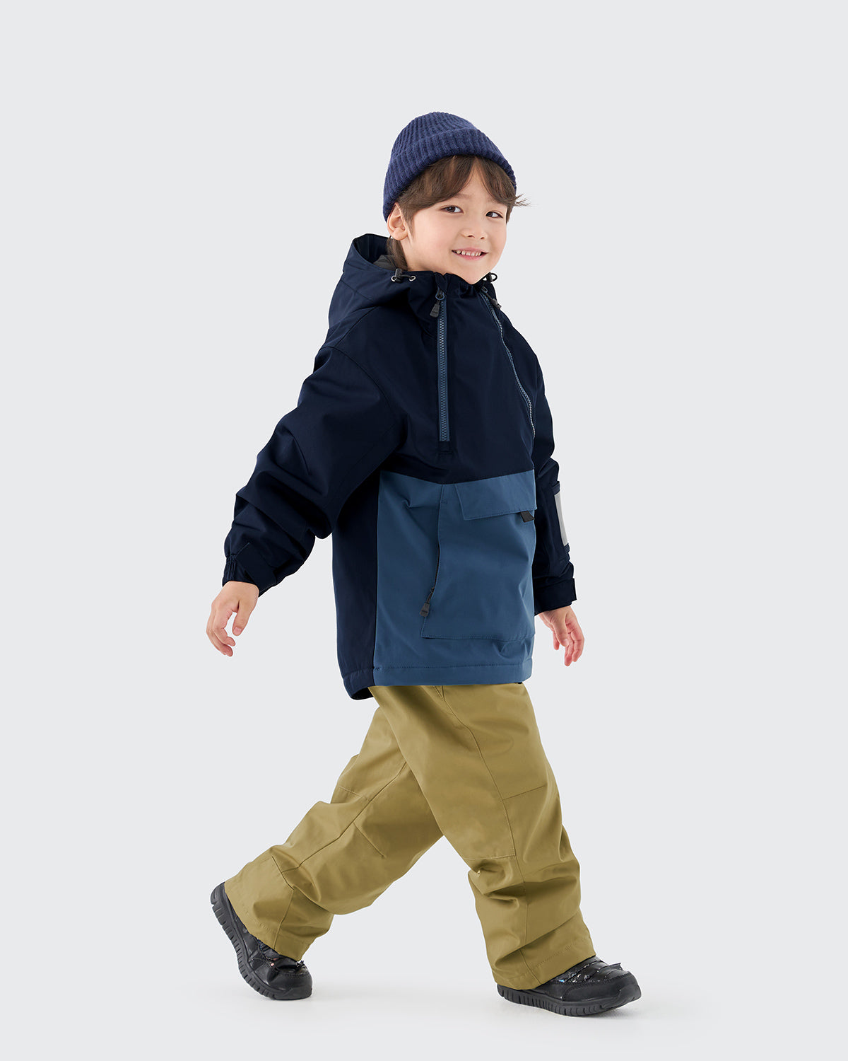 #カラー_navy×darkblue/beige