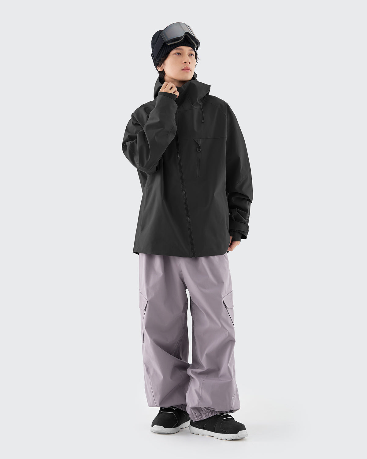 #カラー_ブラック/ラベンダーグレー