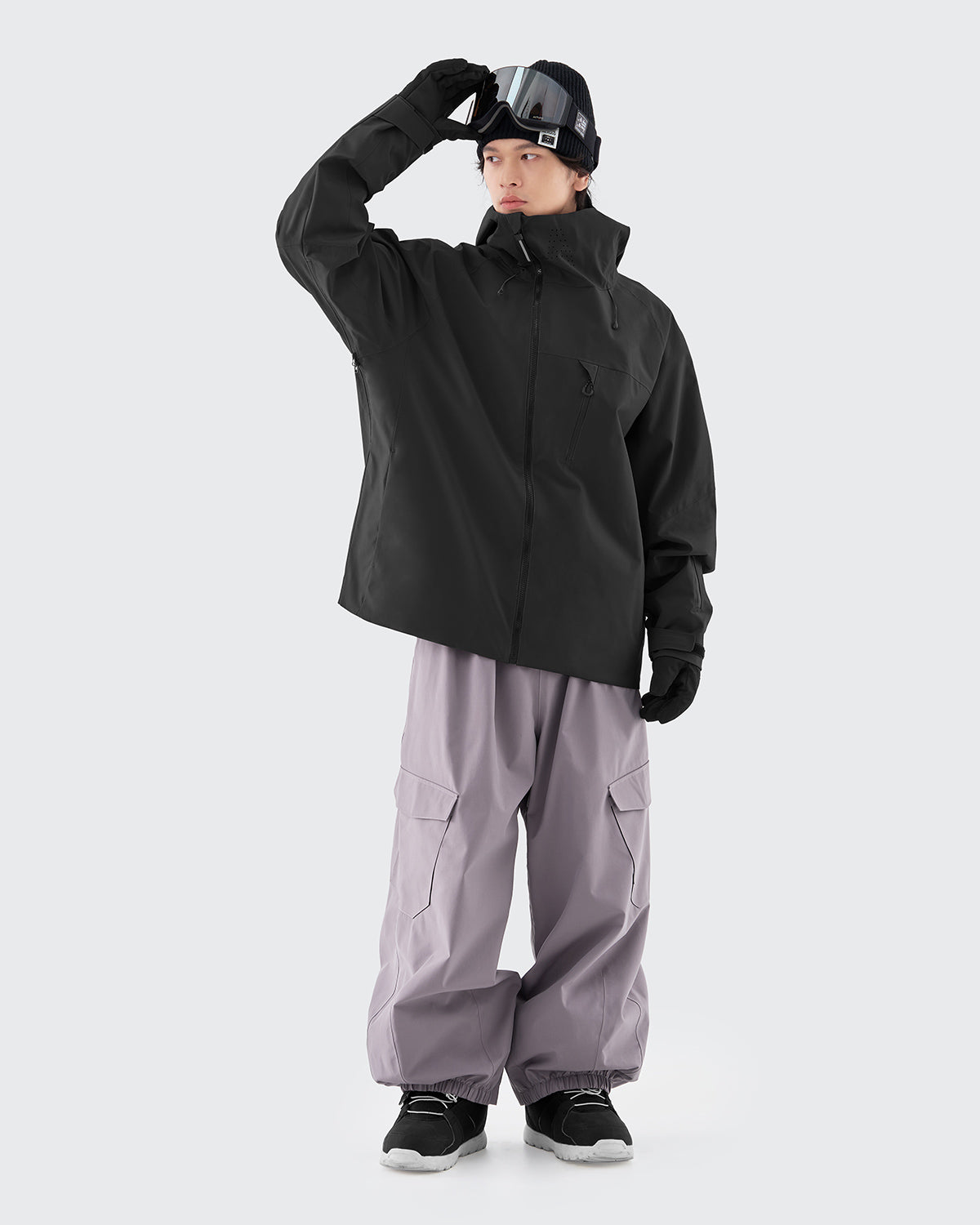 #カラー_ブラック/ラベンダーグレー