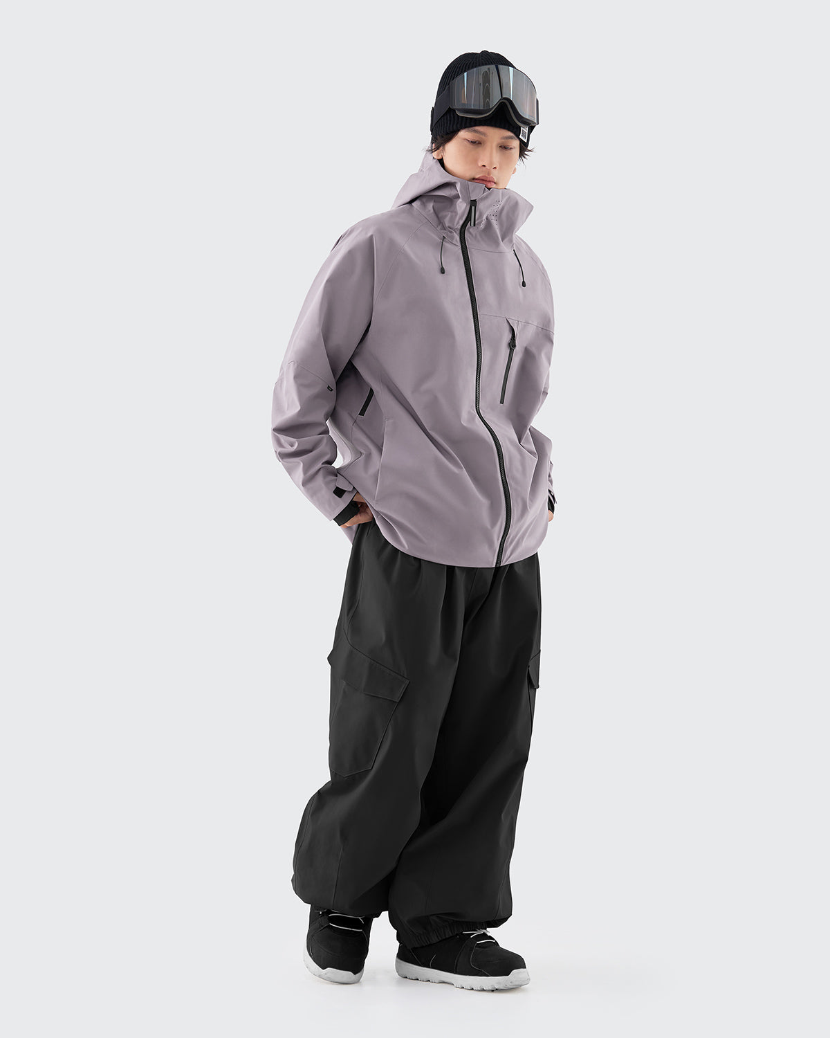 #カラー_ラベンダーgy/ブラック