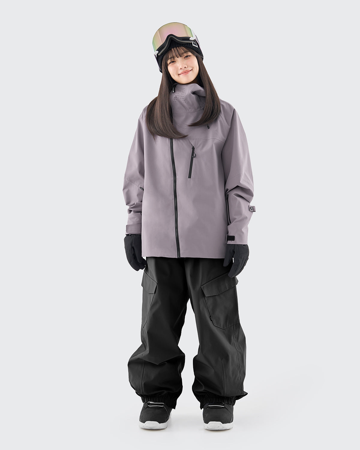 #カラー_ラベンダーgy/ブラック