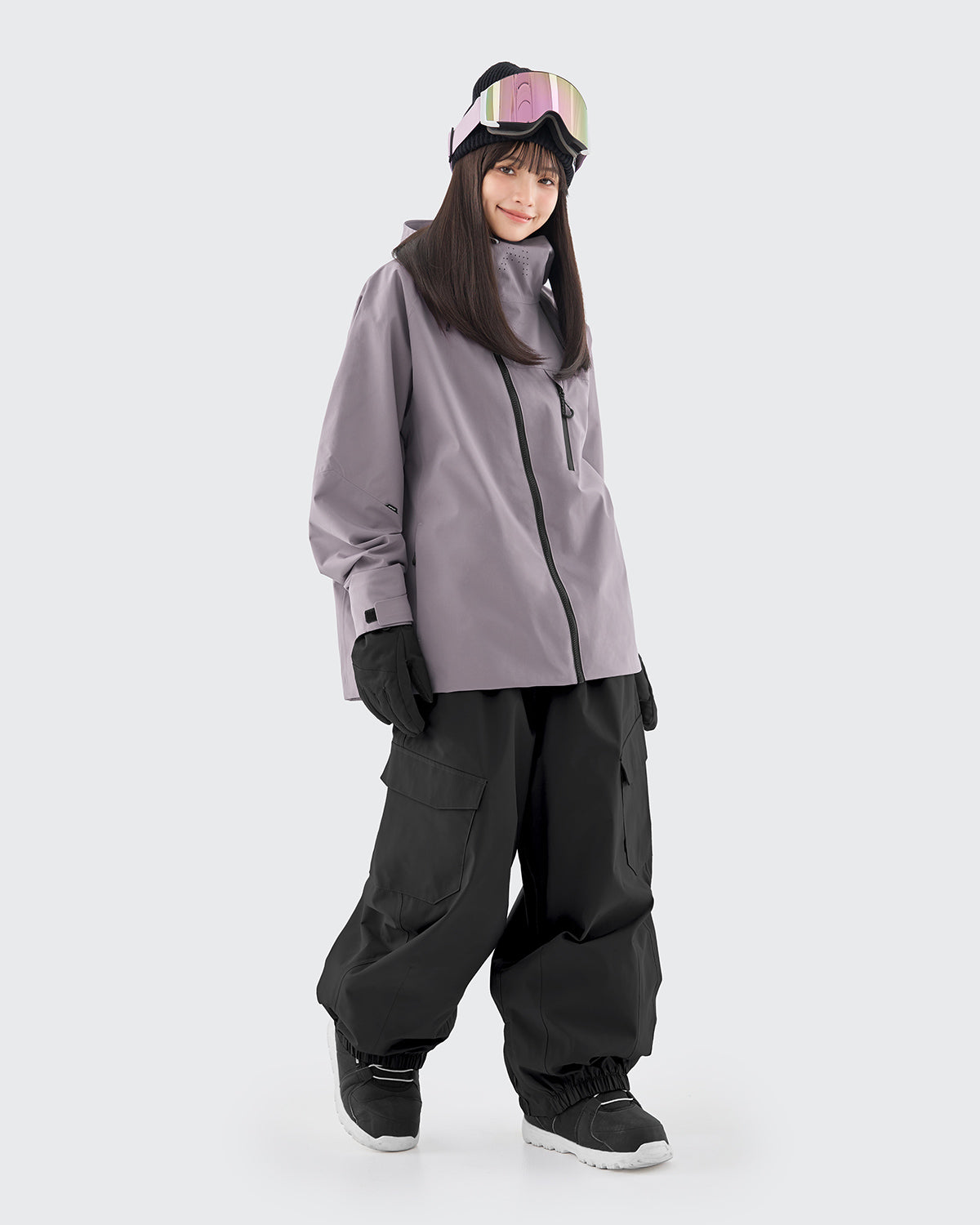 #カラー_ラベンダーgy/ブラック