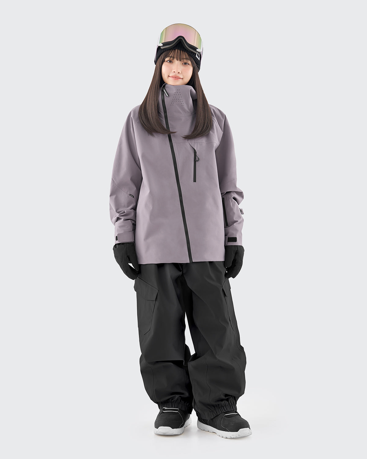 #カラー_ラベンダーgy/ブラック