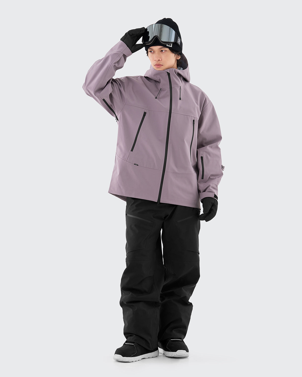 #カラー_ラベンダーgy/ブラック