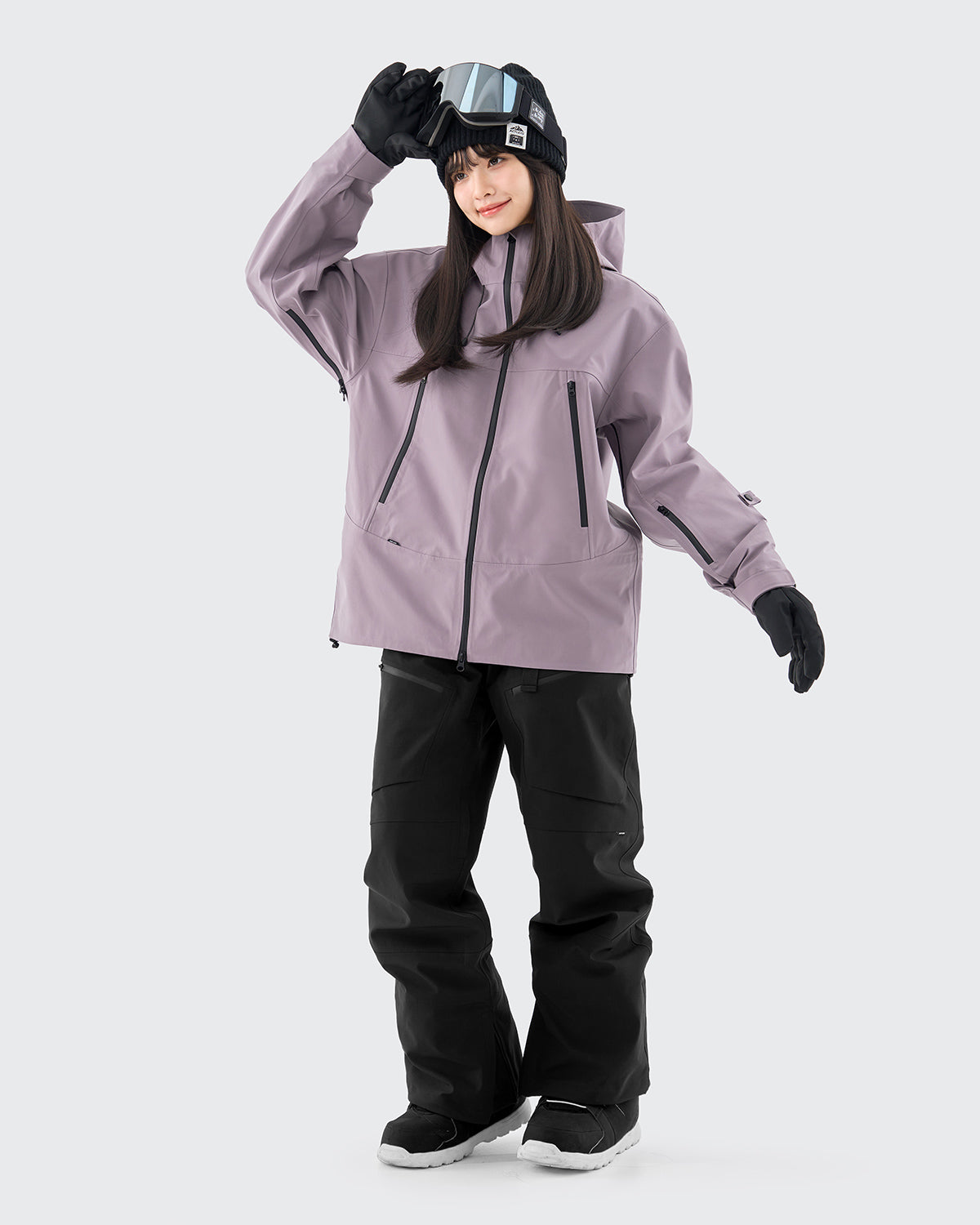 #カラー_ラベンダーgy/ブラック