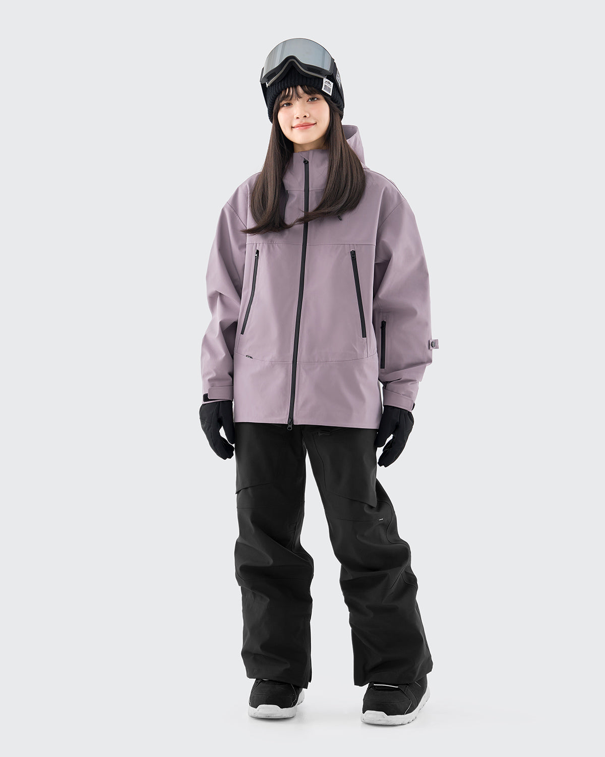 #カラー_ラベンダーgy/ブラック