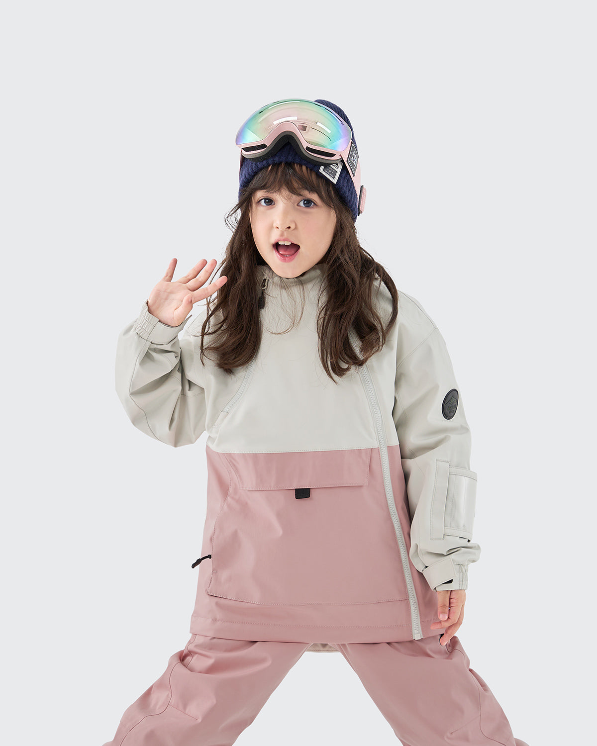 #カラー_crホワイト×ピンク