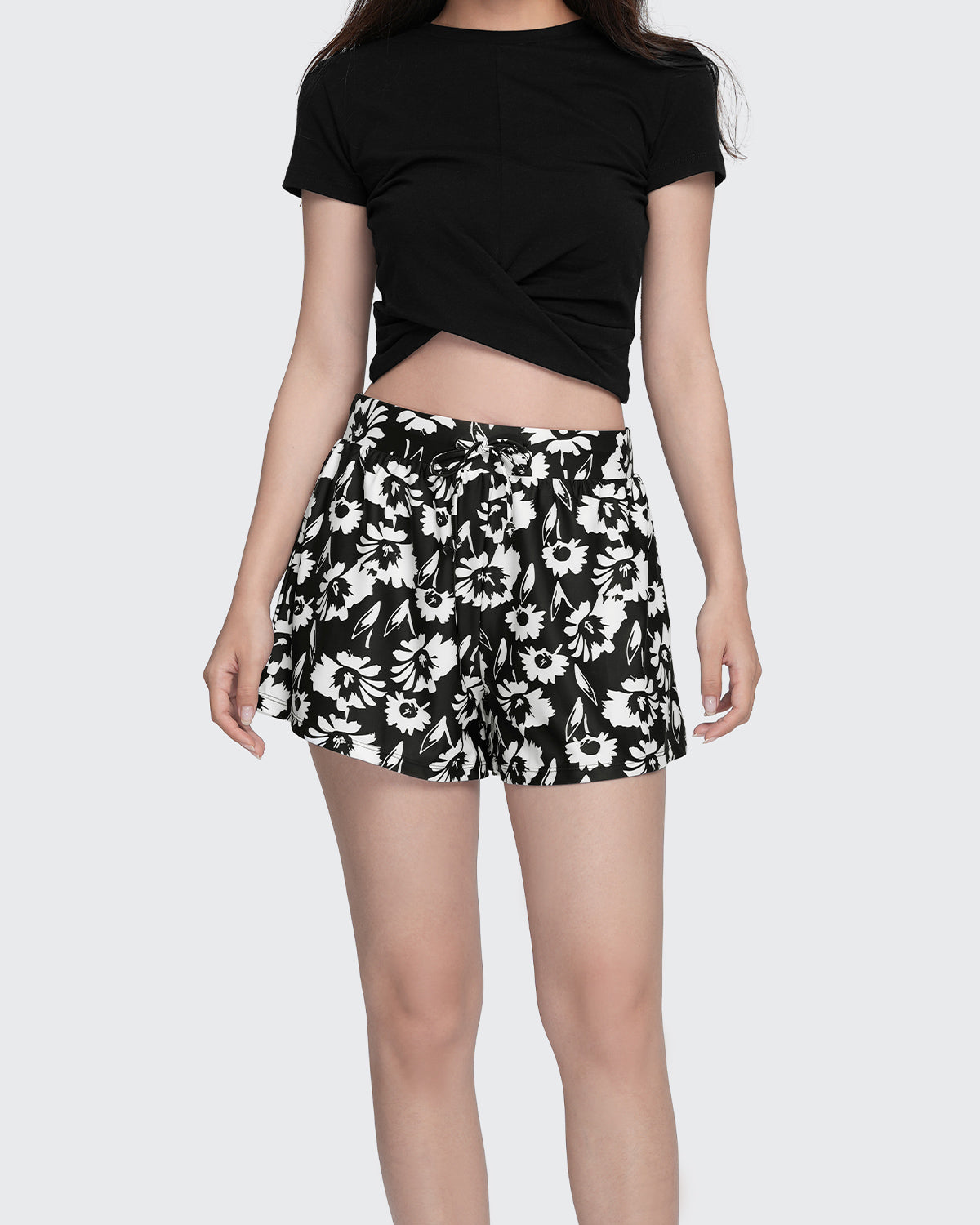 #カラー_リーフブラック/ホワイト