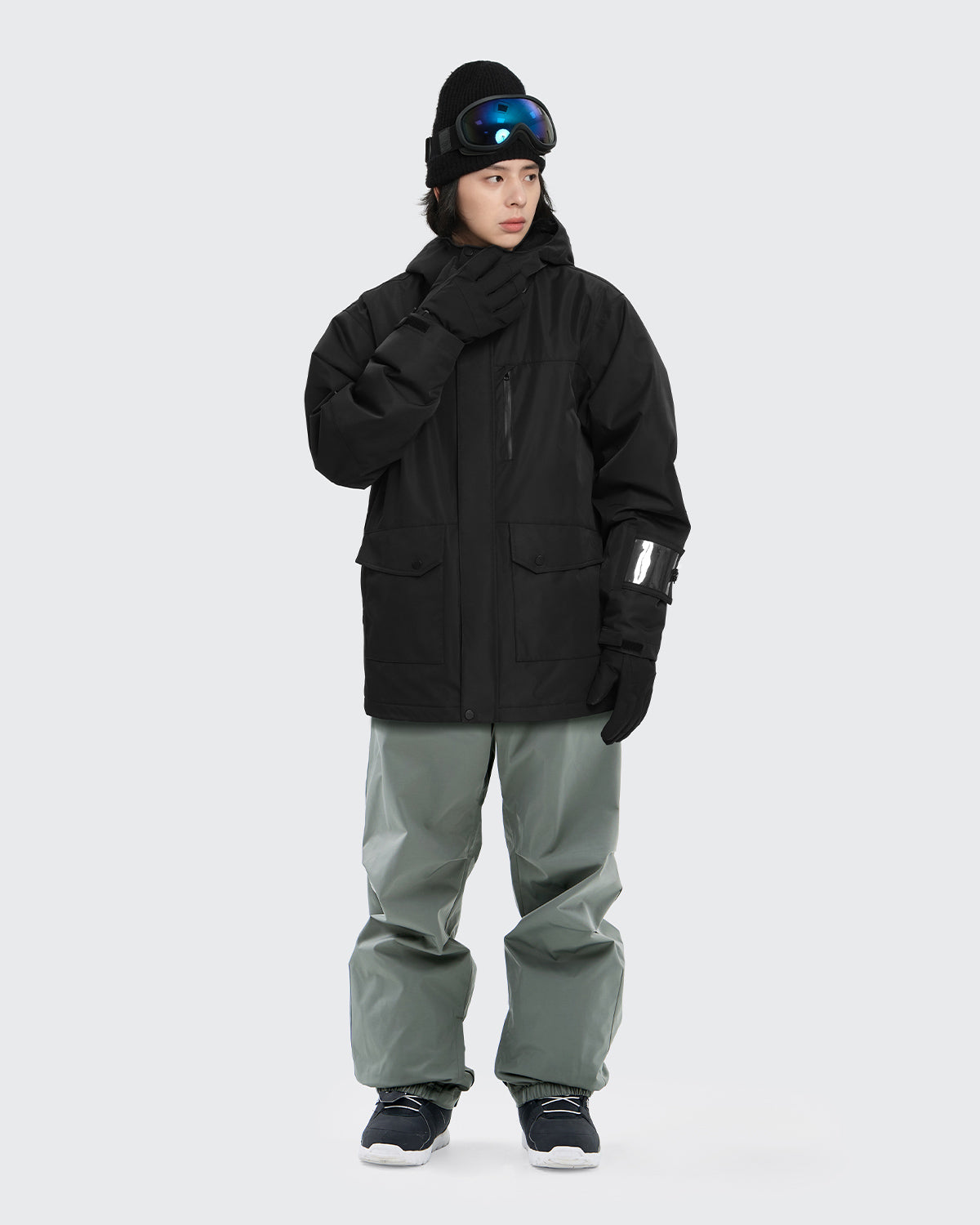 #カラー_ブラック/グリーンfg