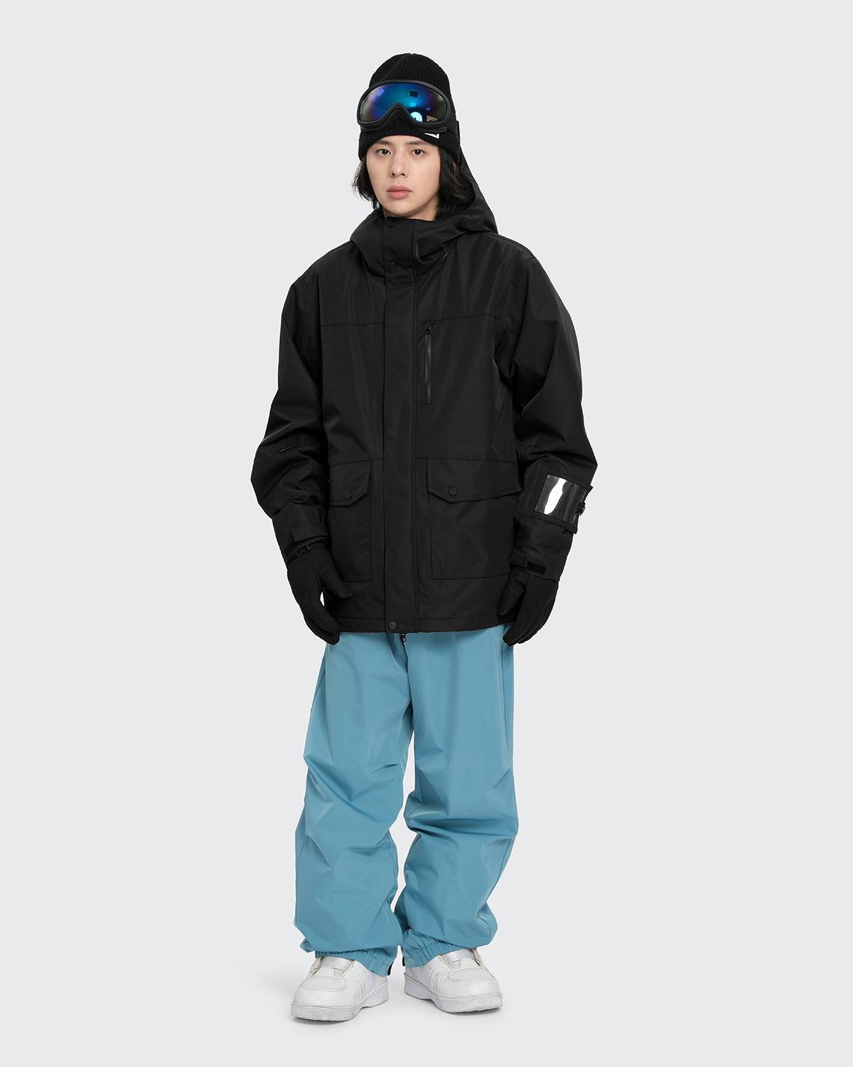 #カラー_ブラック/stブルー