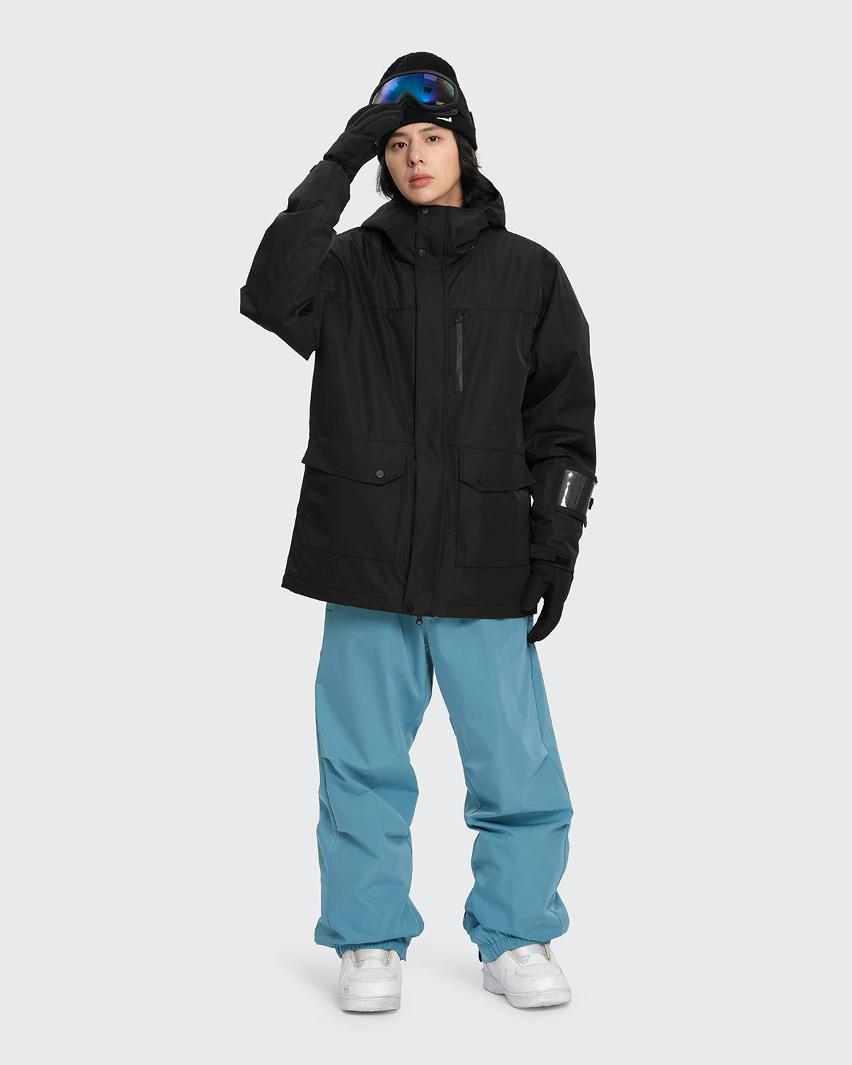 #カラー_ブラック/stブルー