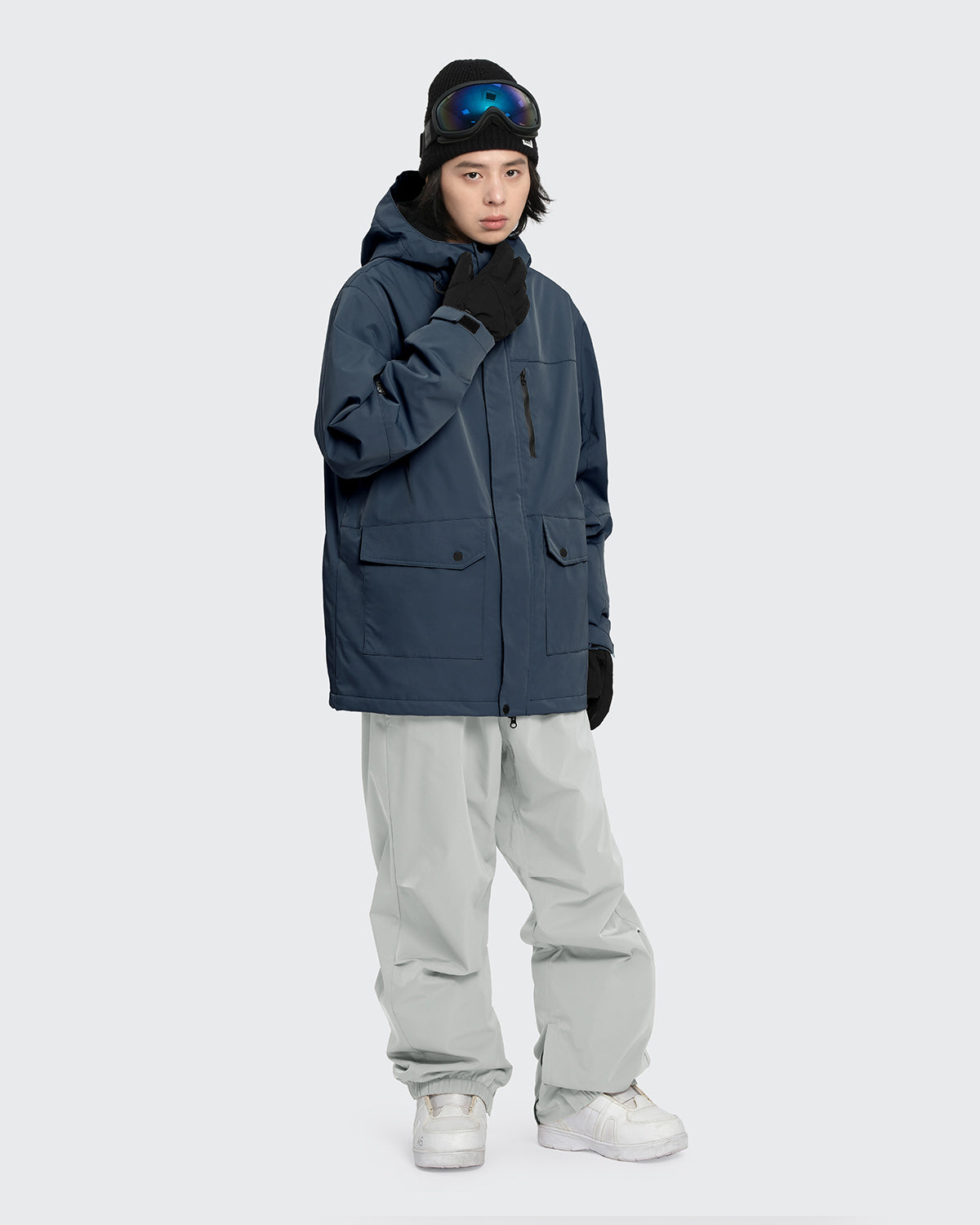 #カラー_dkネイビー/ライトグレー