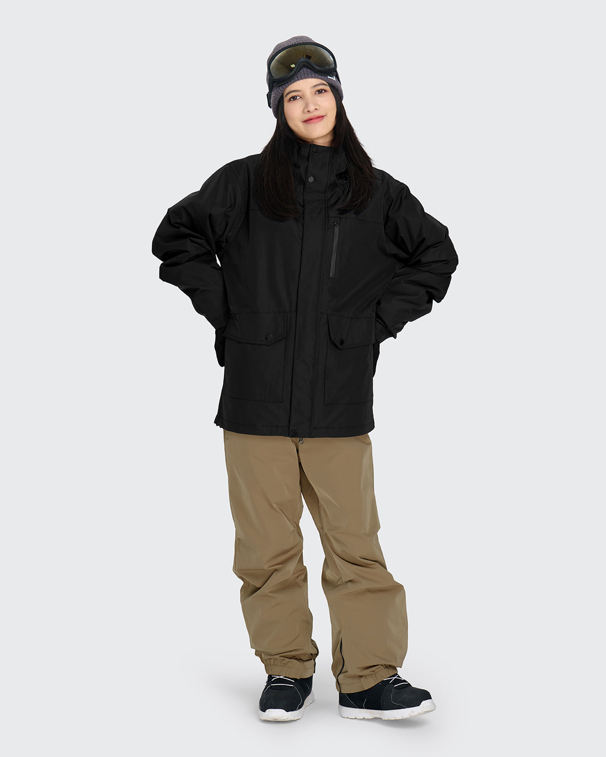 #カラー_ブラック/モカベージュ