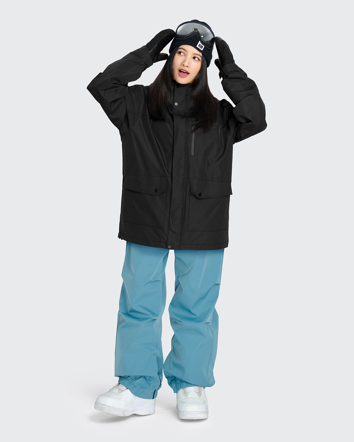 #カラー_ブラック/stブルー