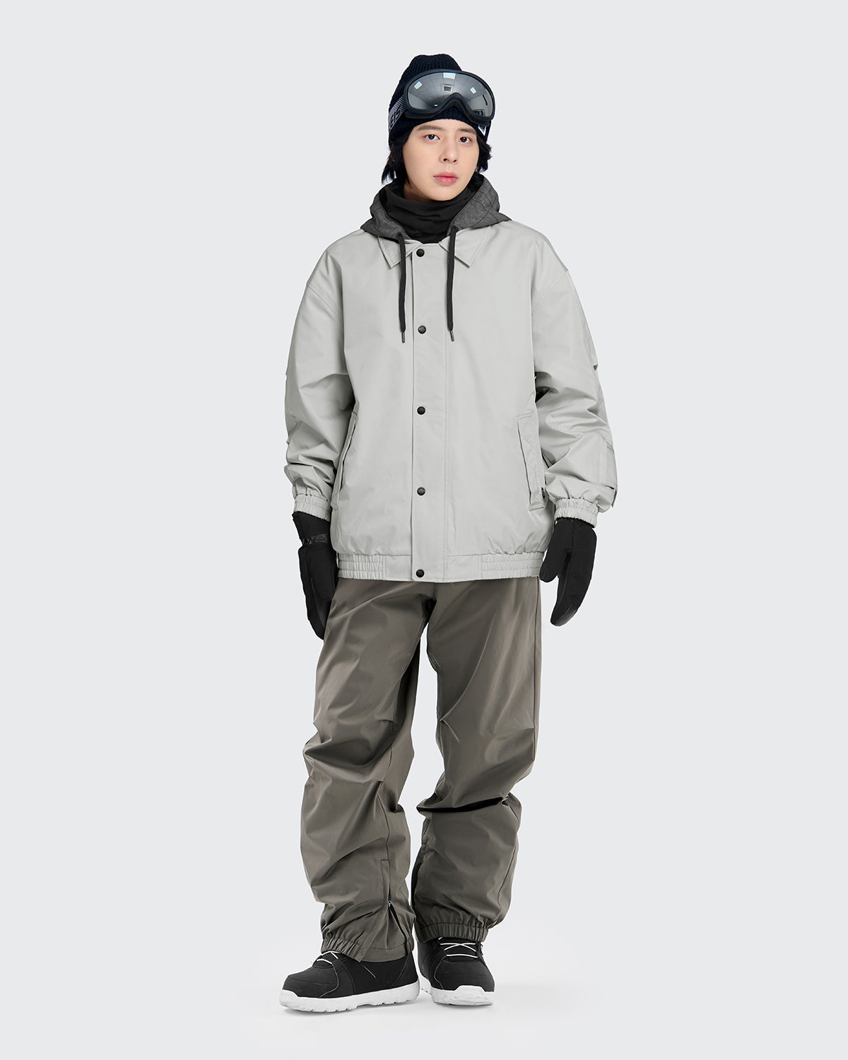 #カラー_ライトグレー/dkコーヒー