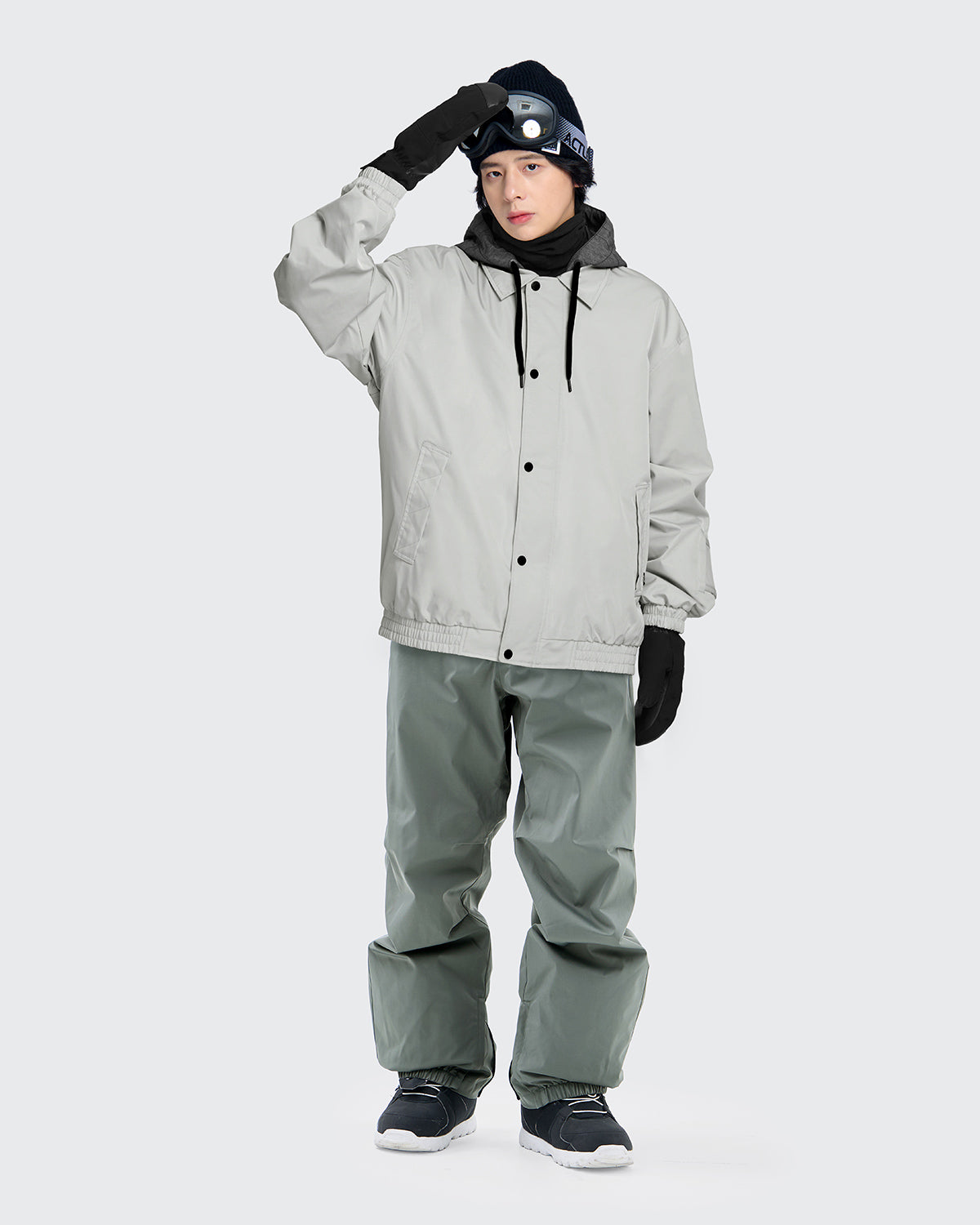 #カラー_ライトグレー/グリーンfg