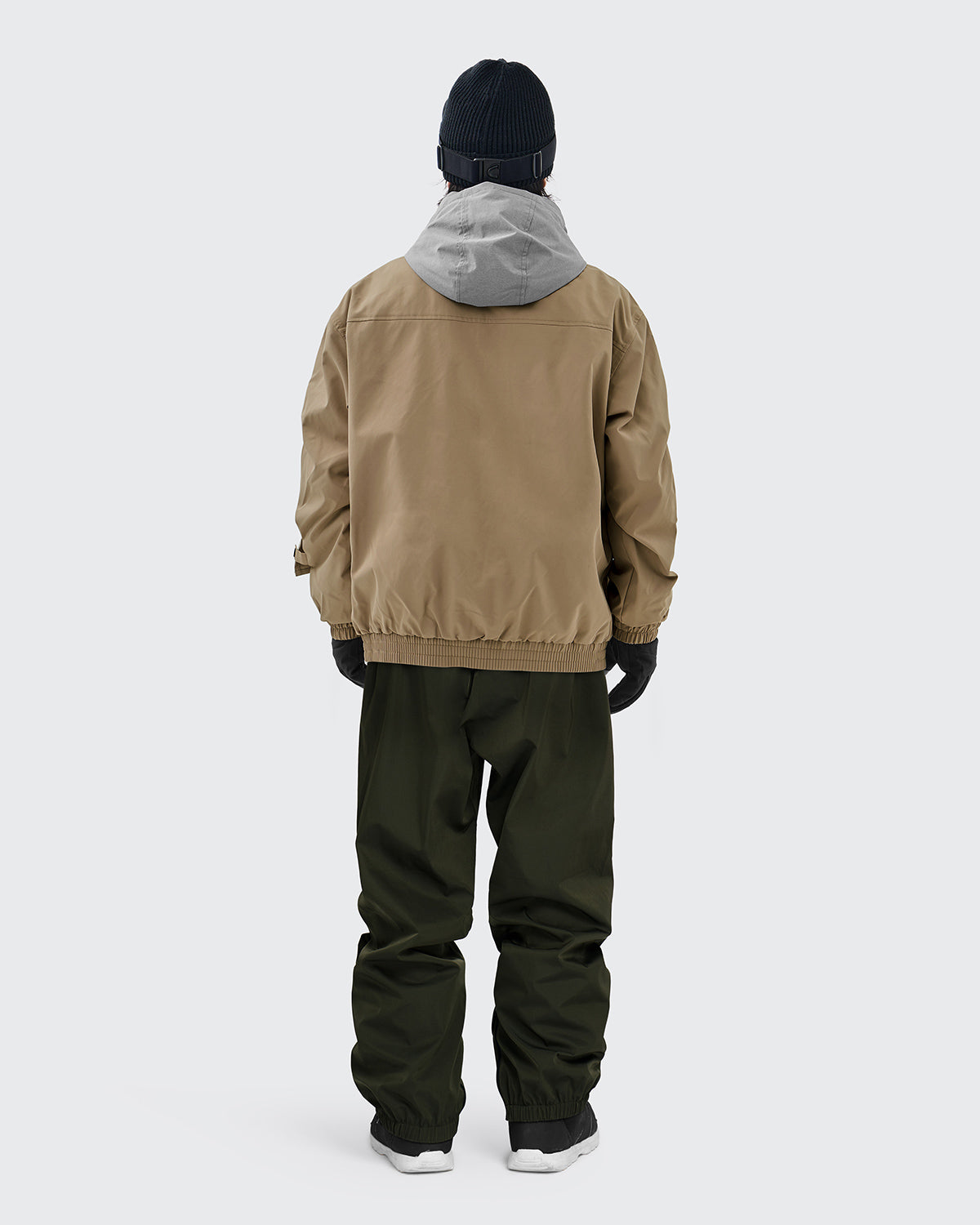 #カラー_モカベージュ/ダークカーキ