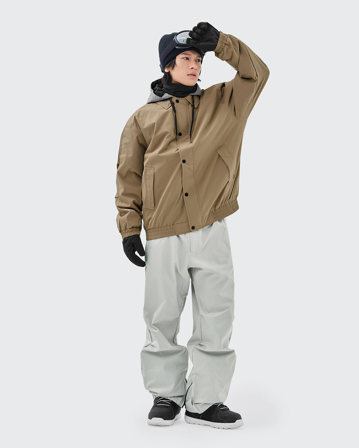 #カラー_モカベージュ/ライトグレー